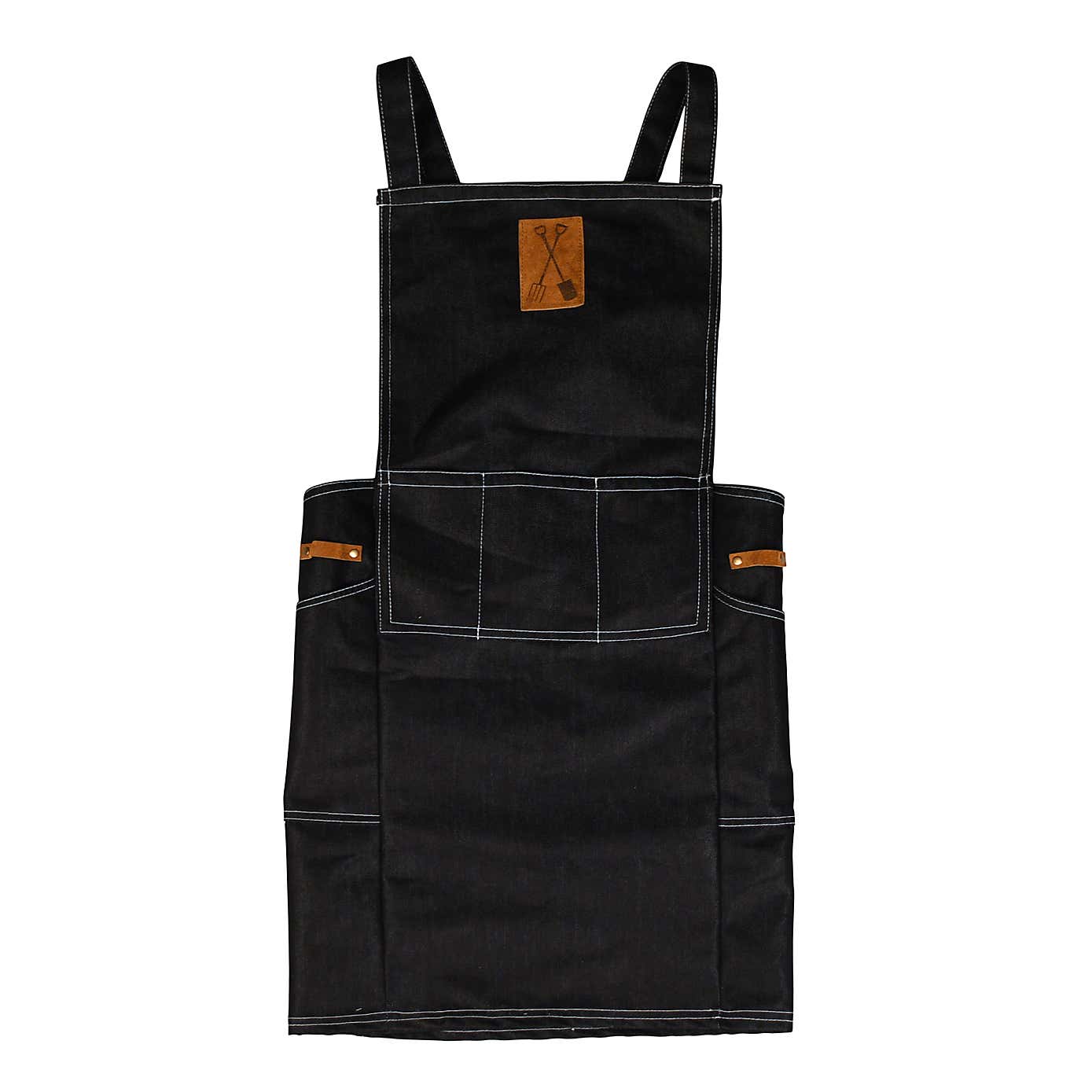 Fallen Fruits Denim Cross Back Garden Apron