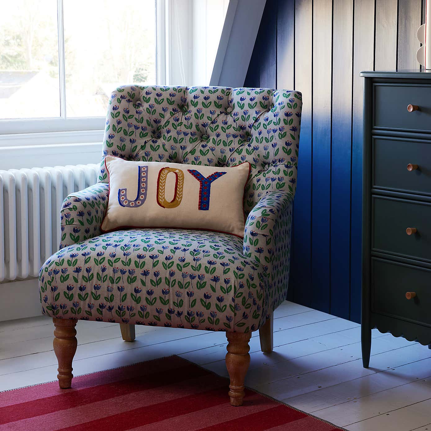 Arianna Tulip Print Armchair