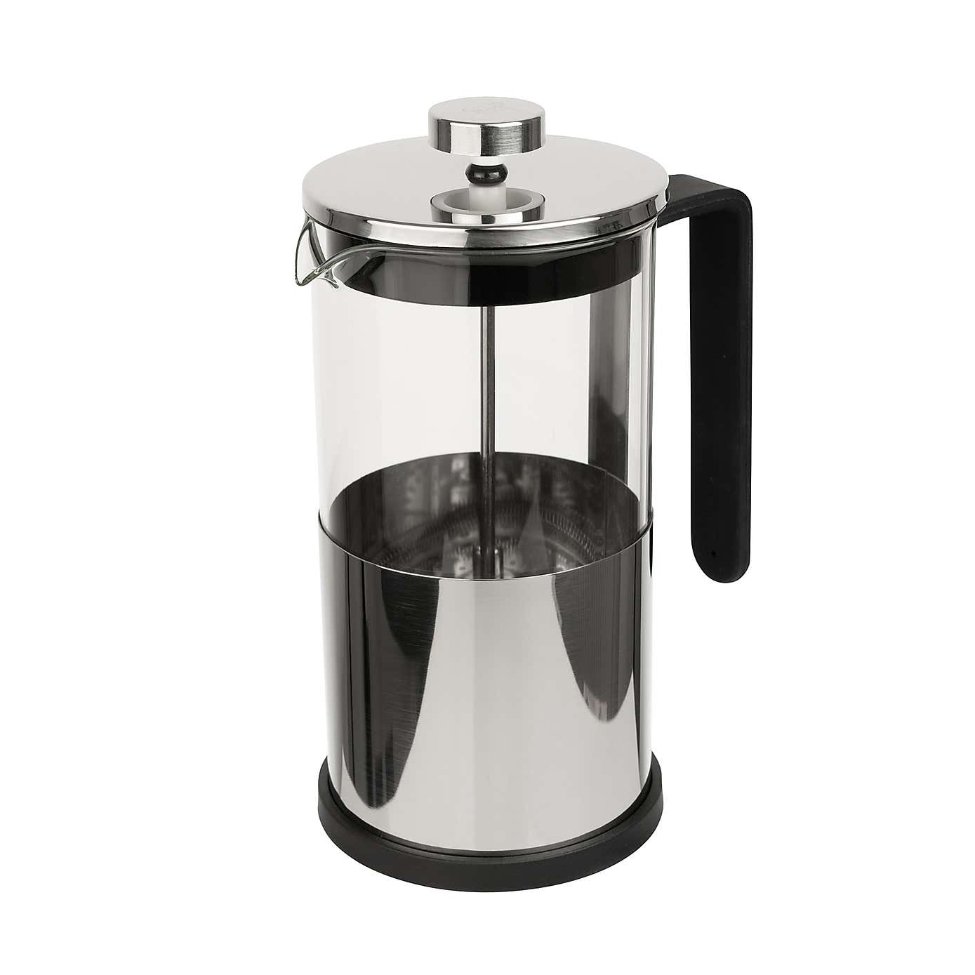 Siip Infuso Stainless Steel Glass 8 Cup Soft Touch Handle Cafetiere