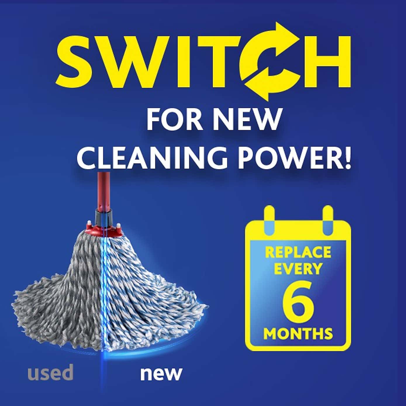 Vileda SuperMocio Microfibre & Cotton Mop