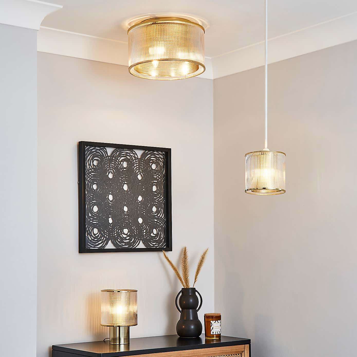 Kruze Glass Table Lamp