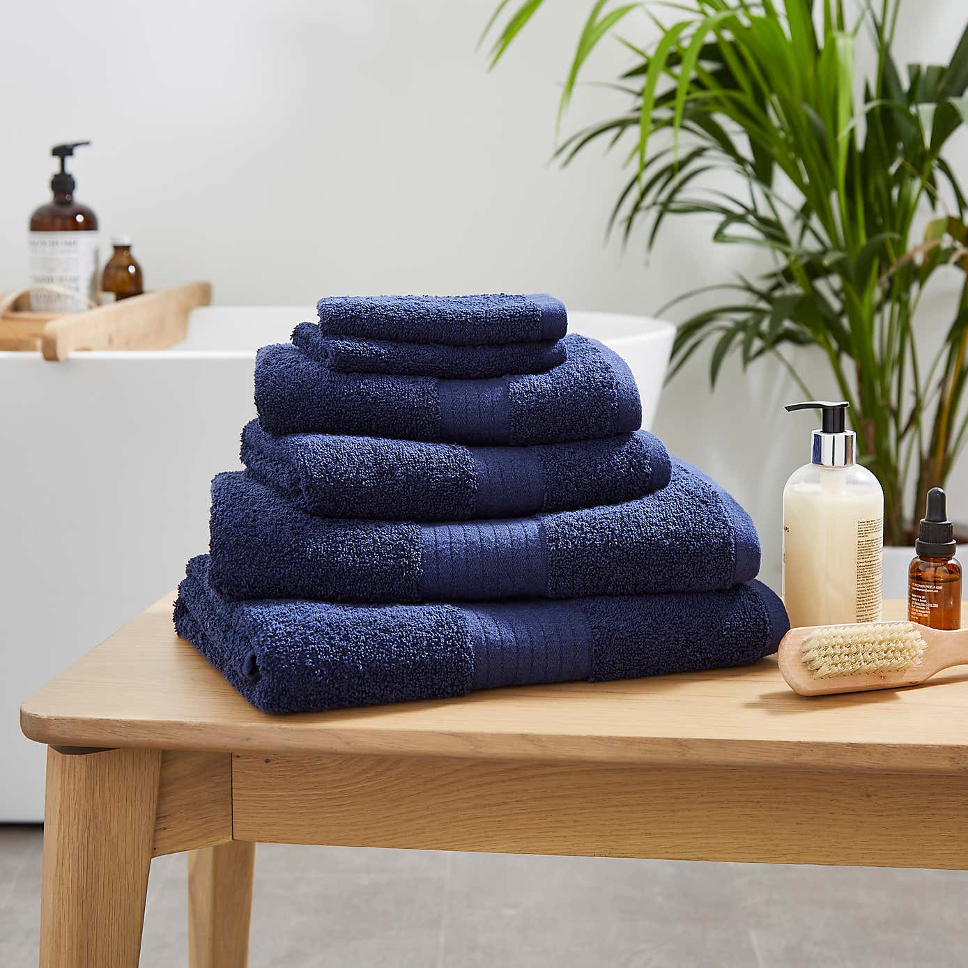 6 Piece Cotton Towel Bale