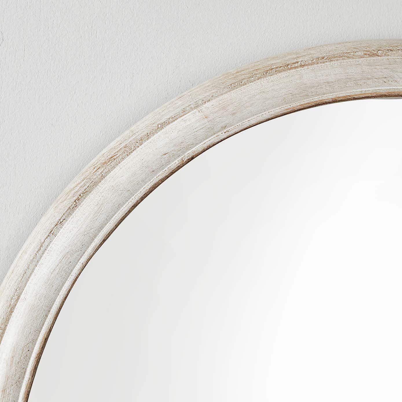 Churchgate Painted Oak Round Wall Mirror