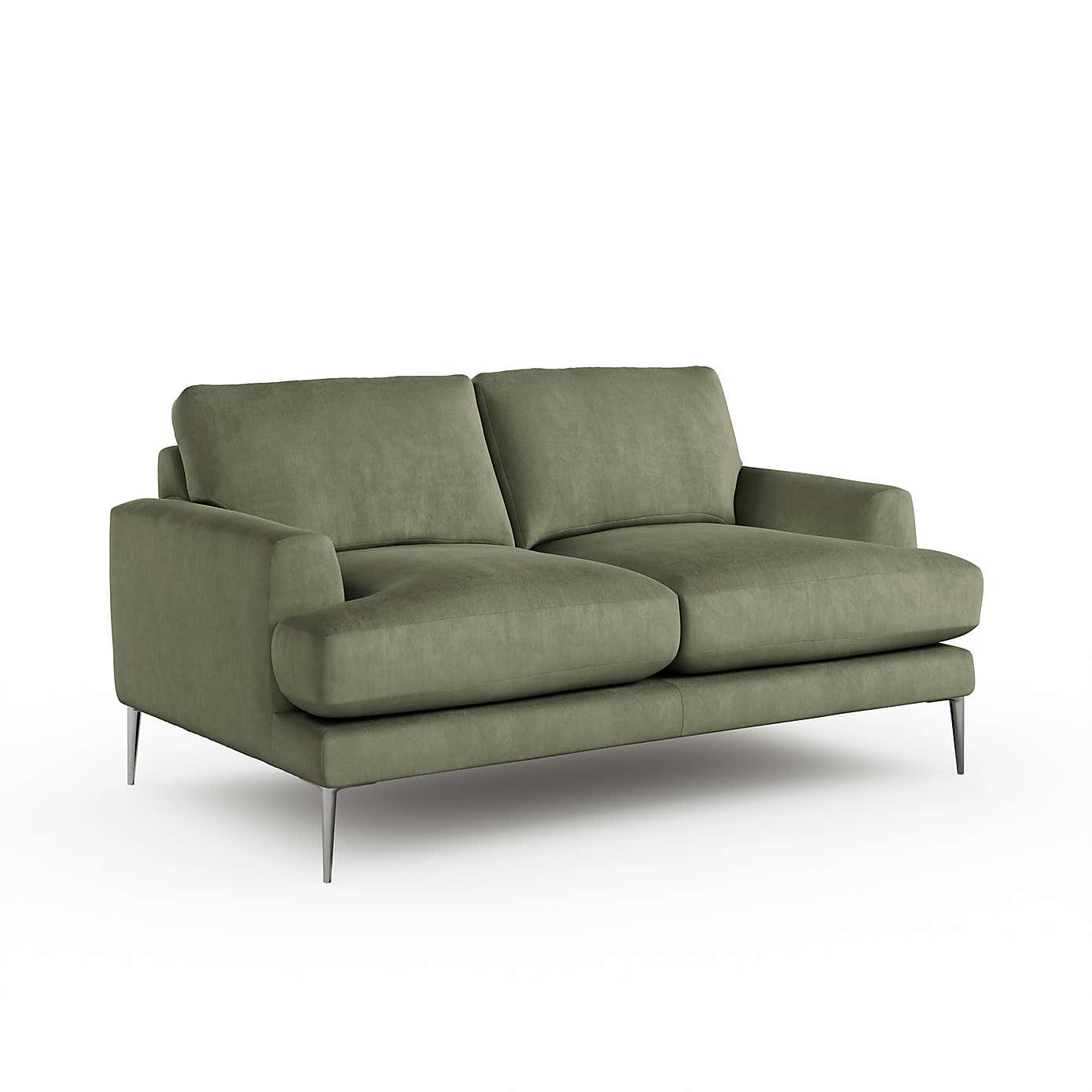 Lawson Matte Plush Velvet 2 Seater Sofa
