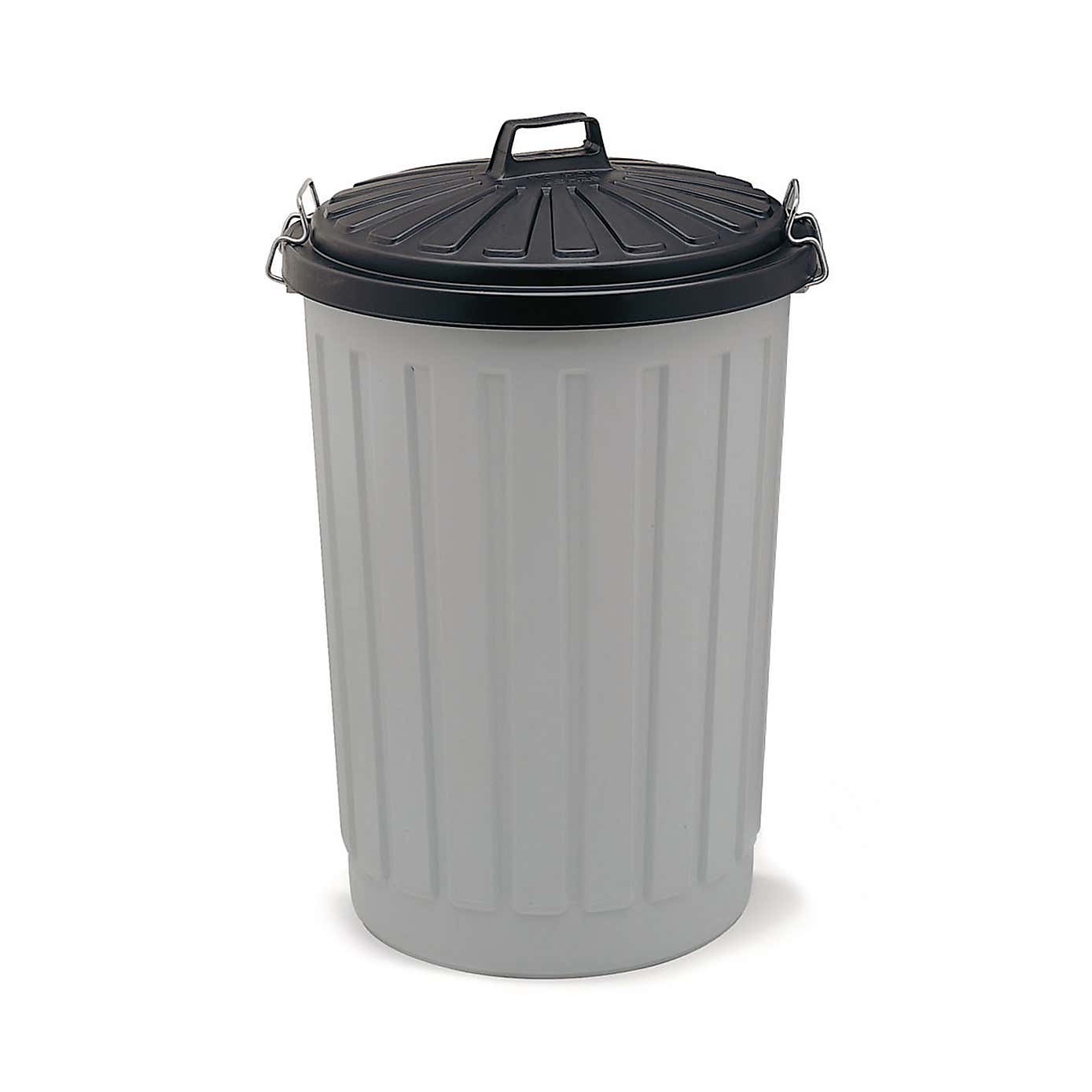 Addis 90L Heavy Duty Round Dustbin With Locking Lid