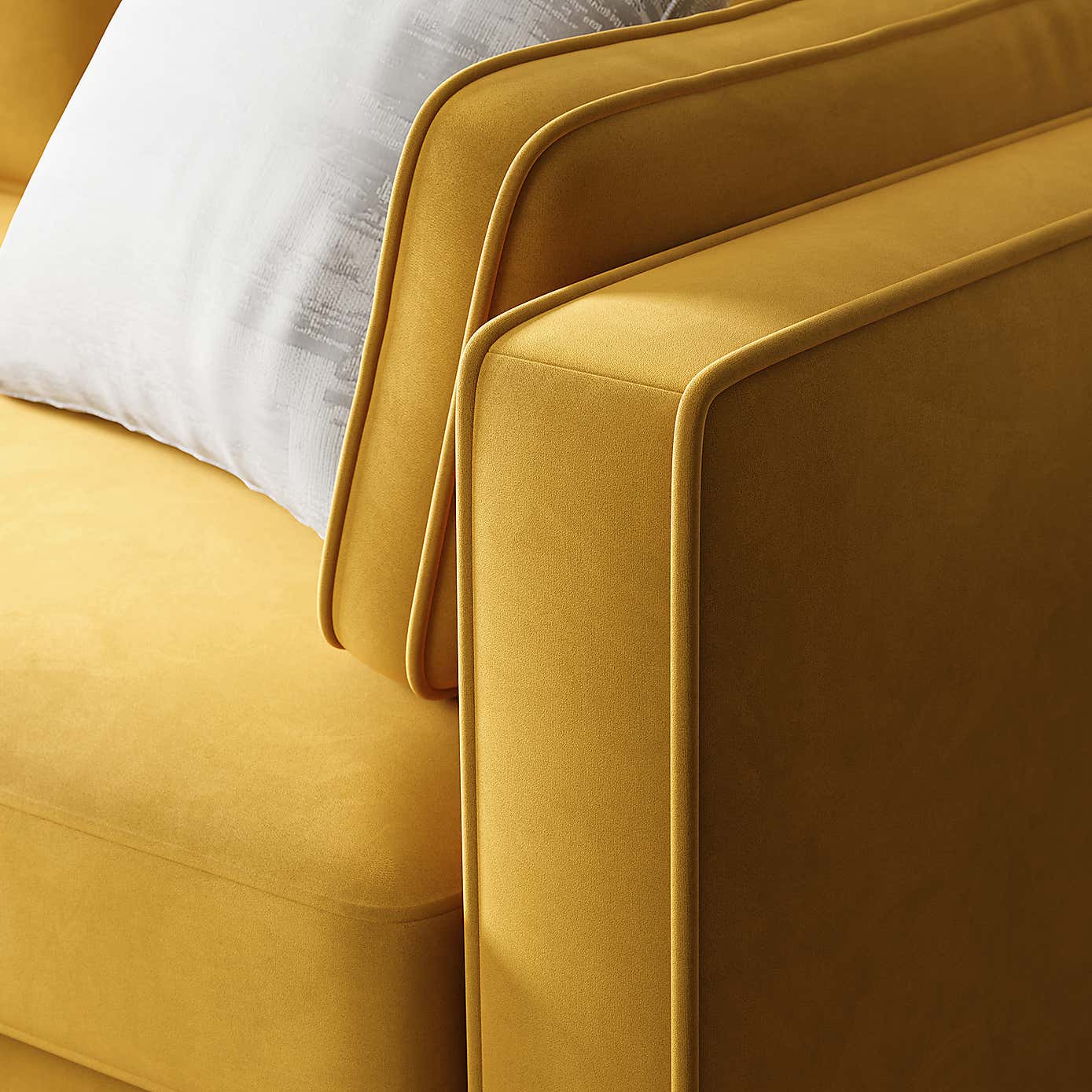 Zoe Plain Velvet 2 Seater Sofa