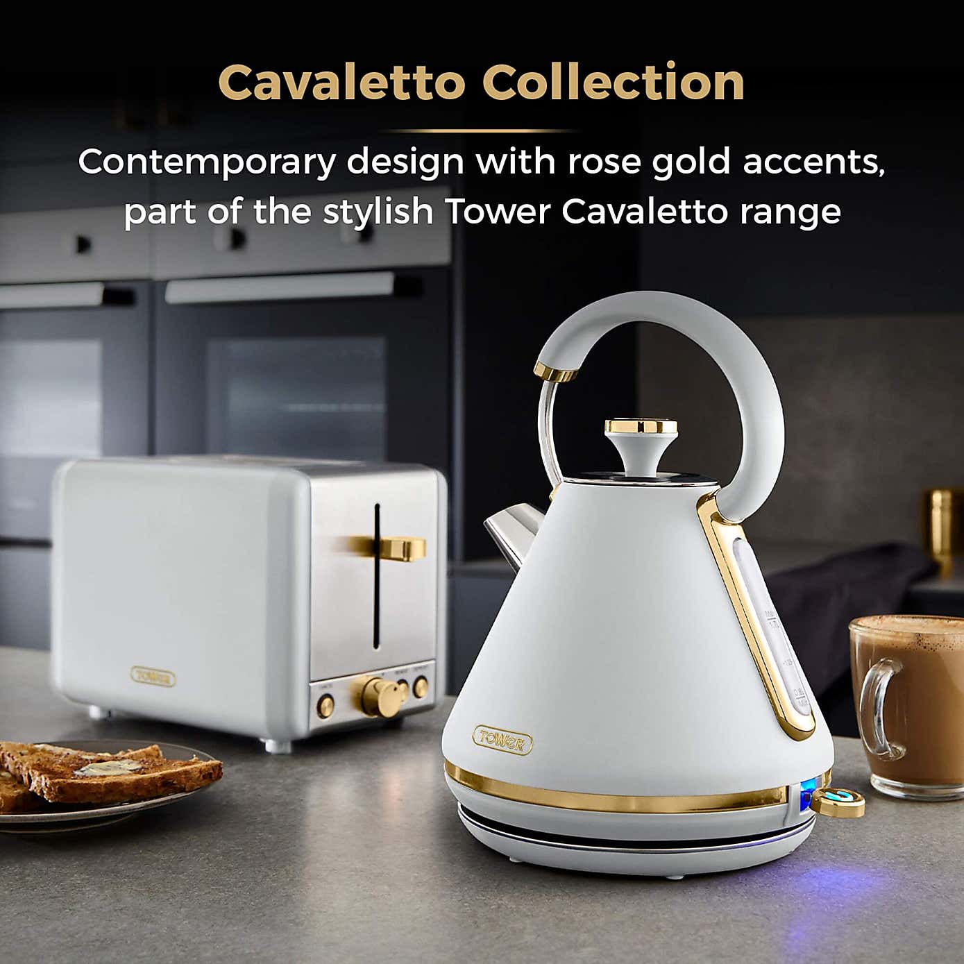 TOWER Cavaletto 2 Slice Toaster
