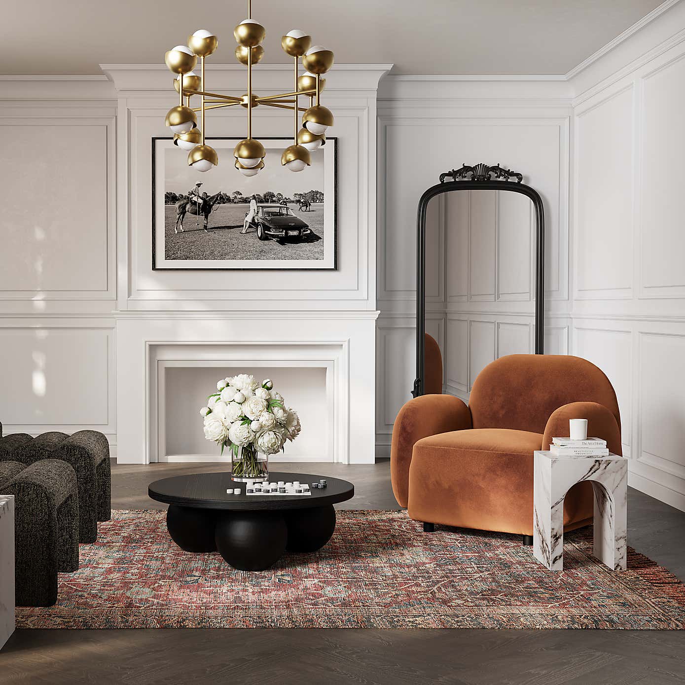 LPD Hagu Curved Occasional Armchair