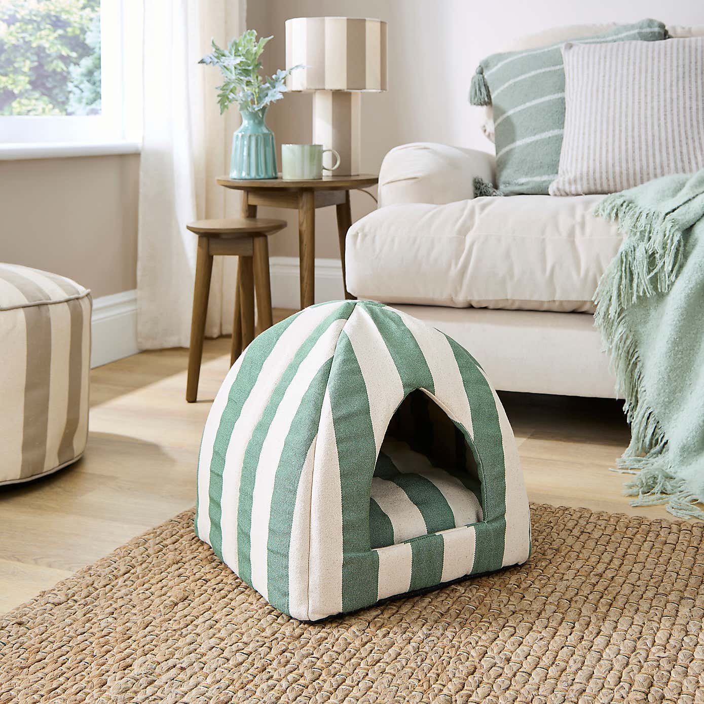 Beatrice Stripe Cat Bed