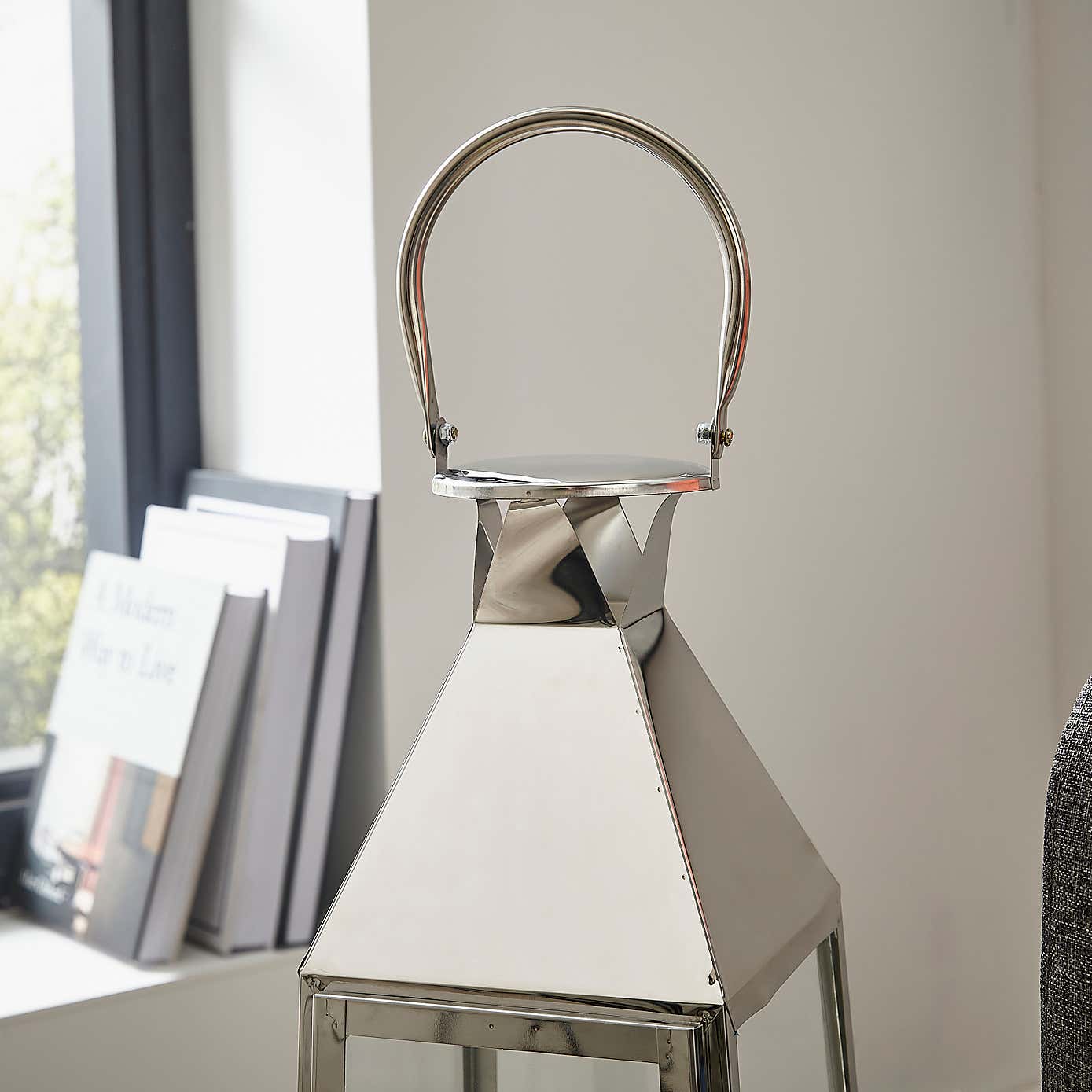 Tall Metal Lantern 70cm