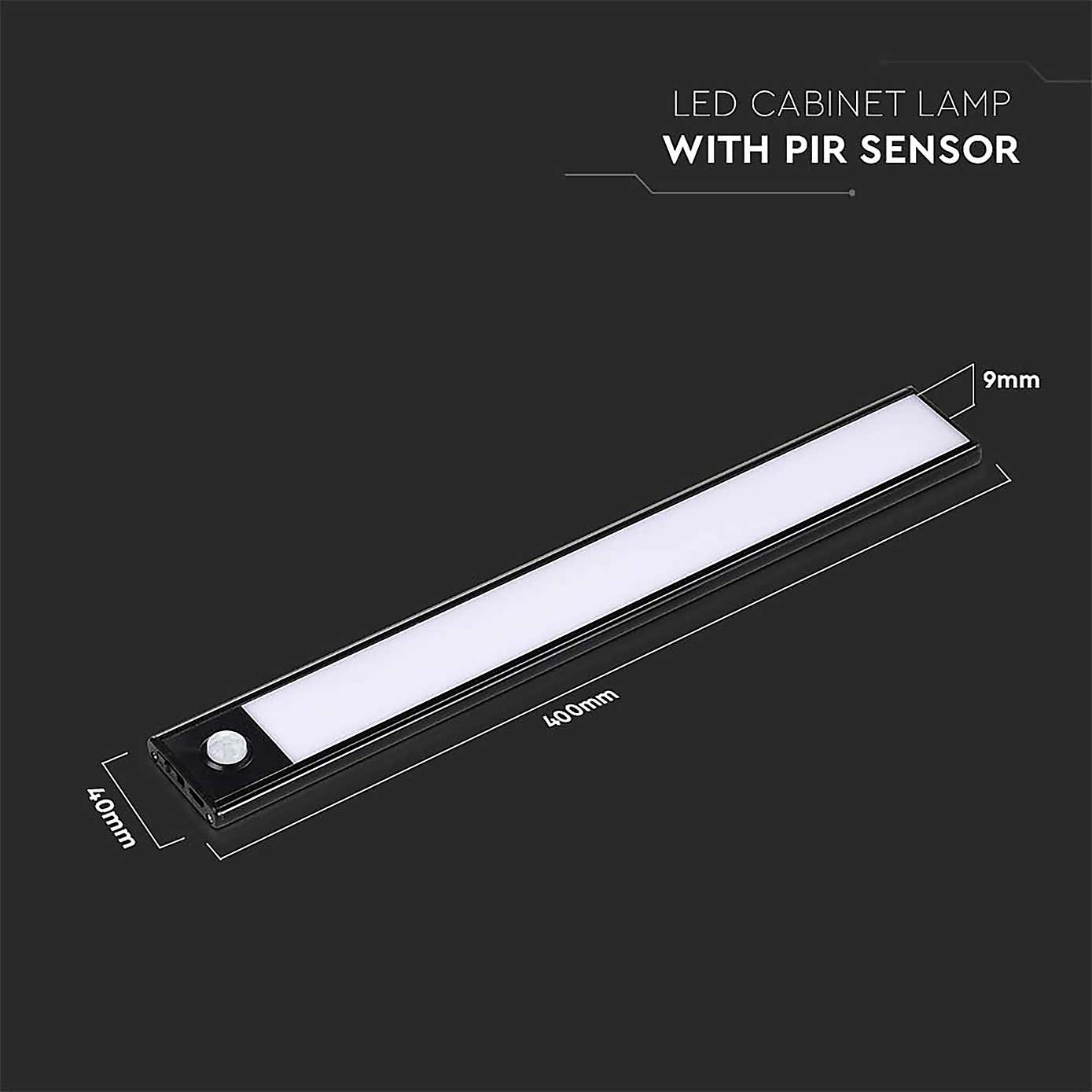 V-TAC 2W PIR Motion Sensor LED Cabinet Light