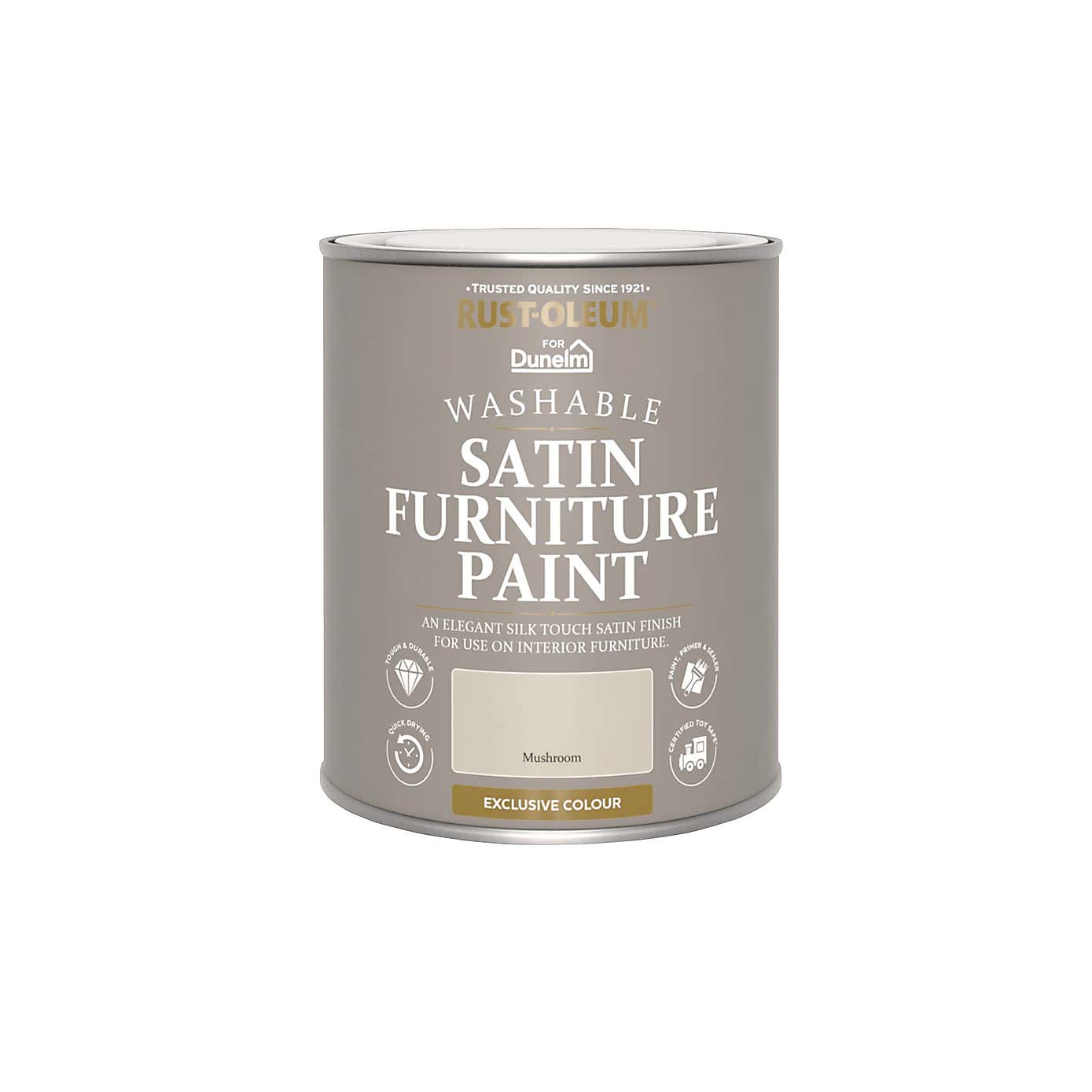 Mushroom Satin 750ml Furniture Paint