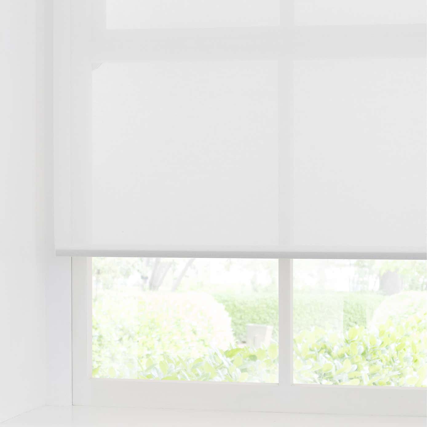 White Sheer Roller Blind
