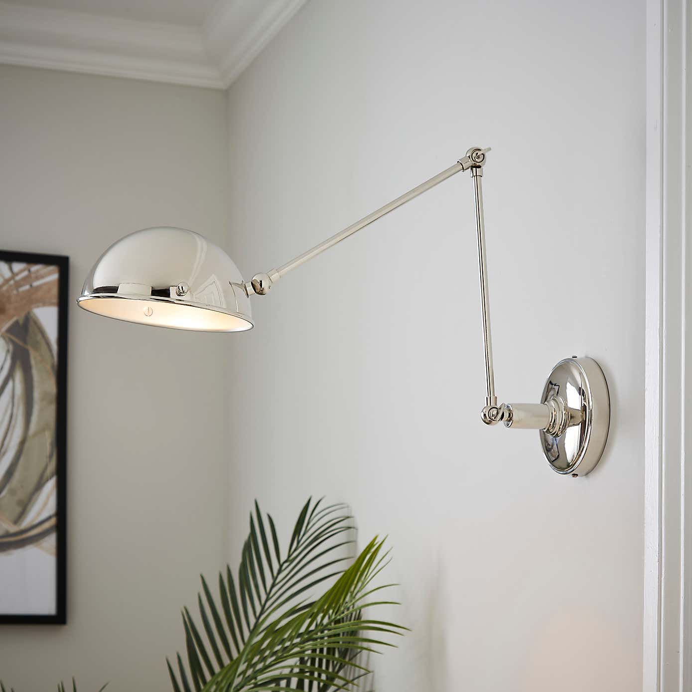 Churchgate Bitteswell Industrial Adjustable Wall Light