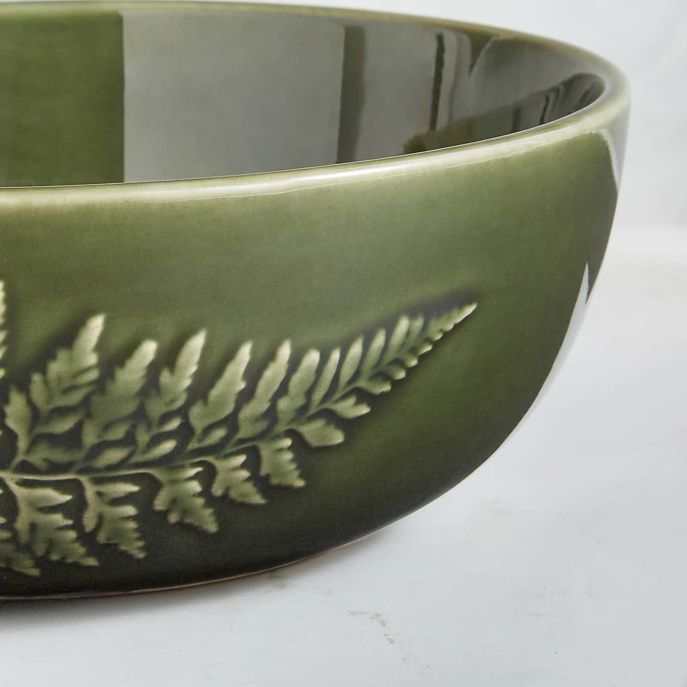 Embossed Fern Cereal Bowl
