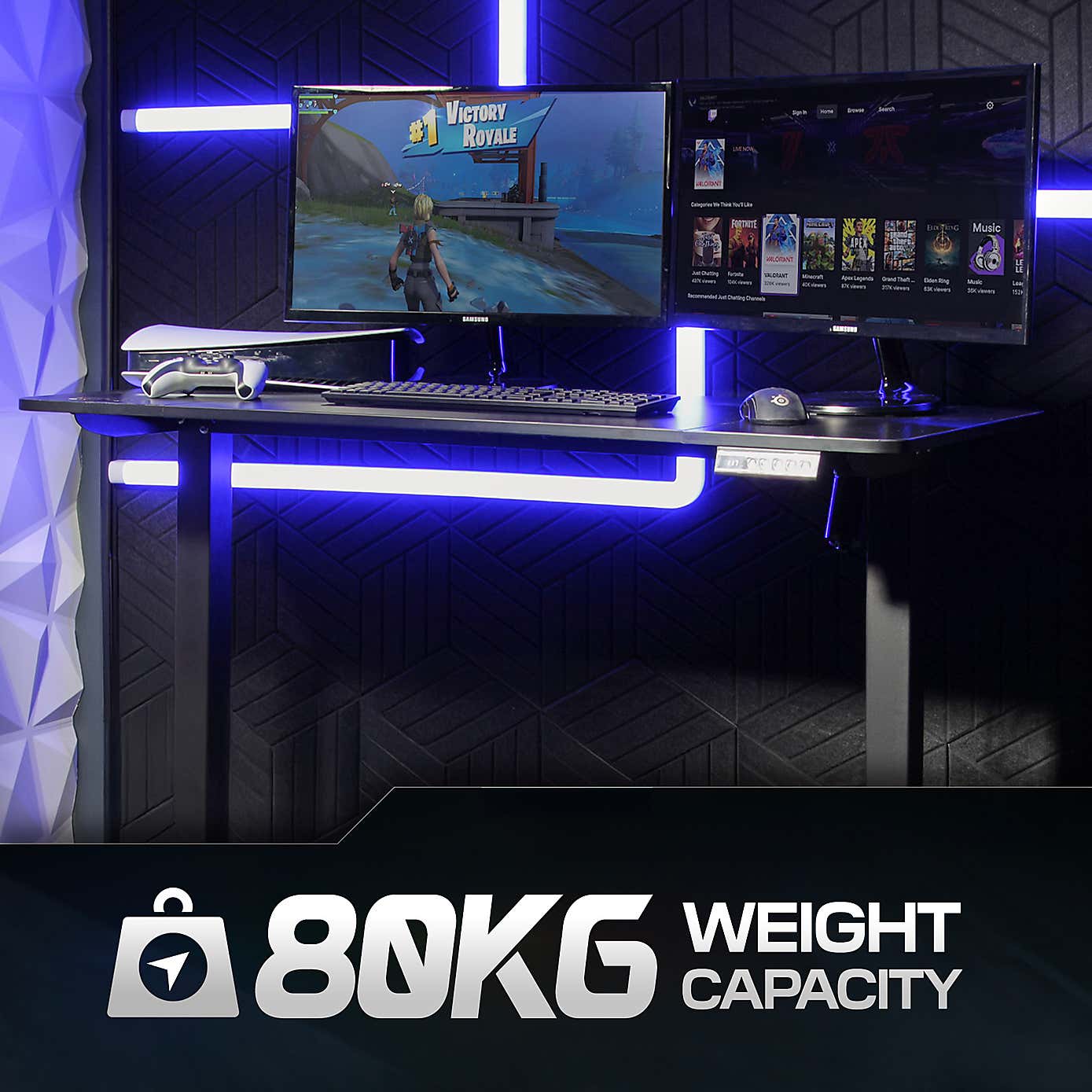 X Rocker Ascend Height Adjustable Desk