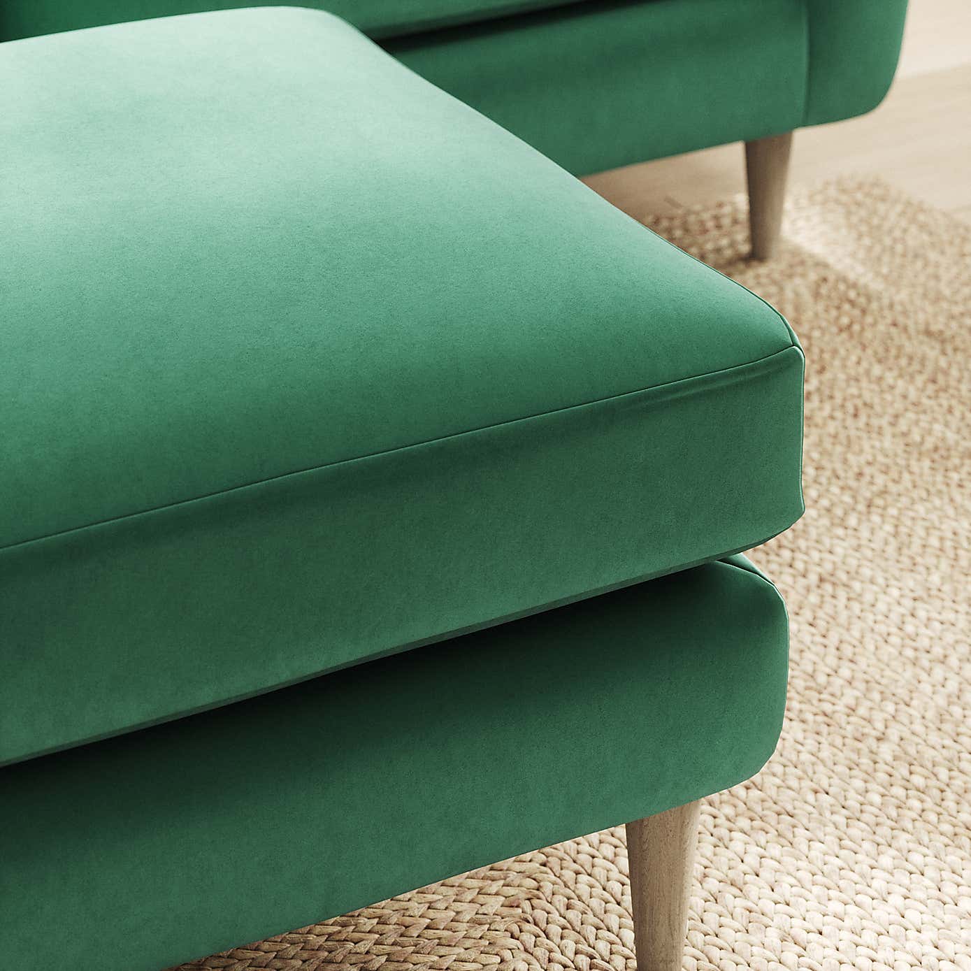 Sven Opulent Velvet Footstool