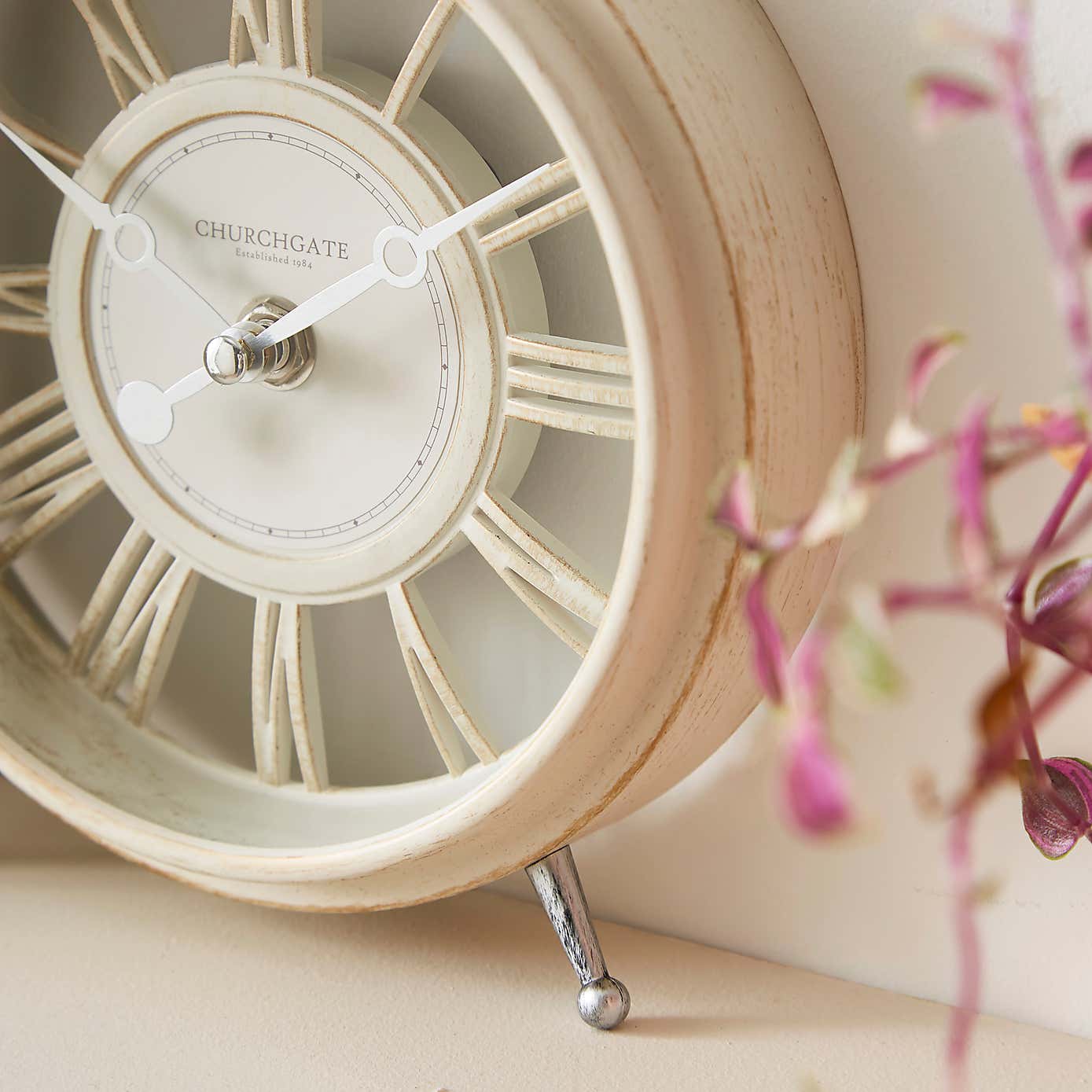 Churchgate Cream Mantel Clock