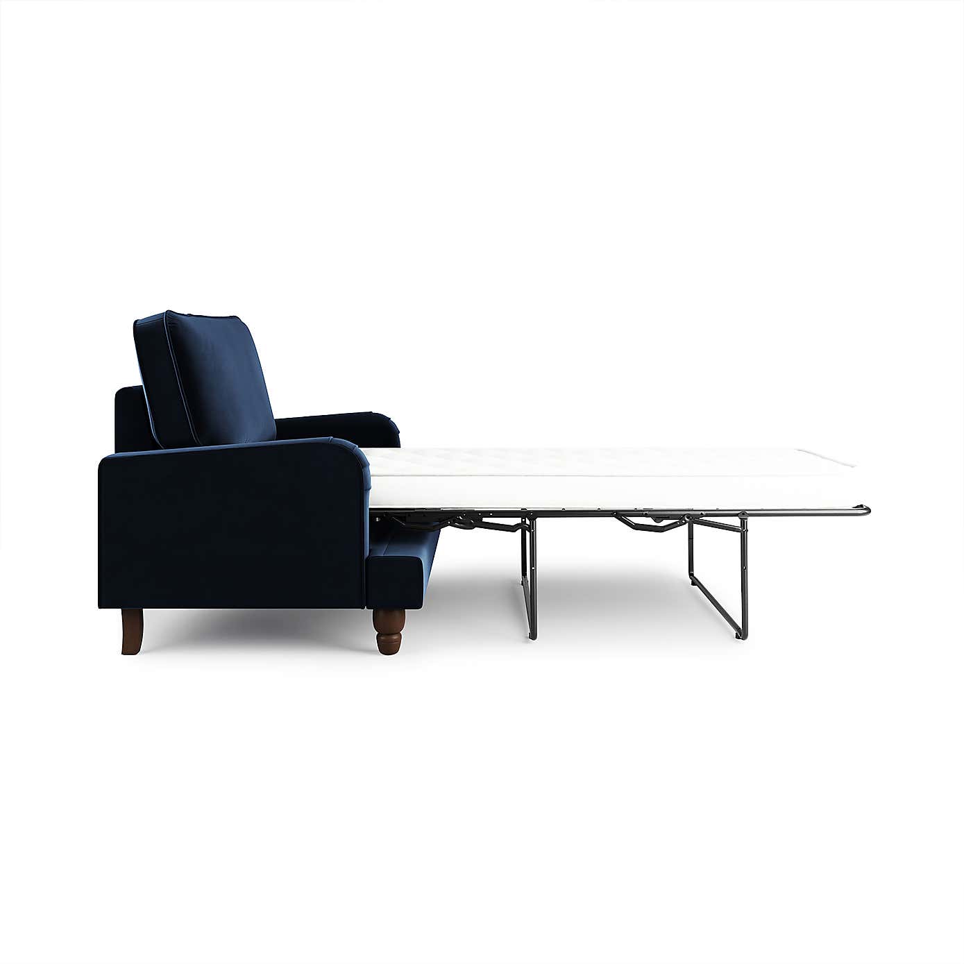 Beatrice Matte Velvet Snuggle Single Sofa Bed