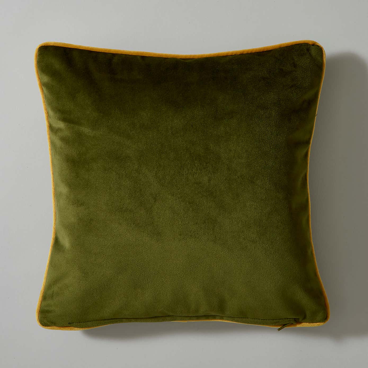 Embroidered Bee Square Cushion