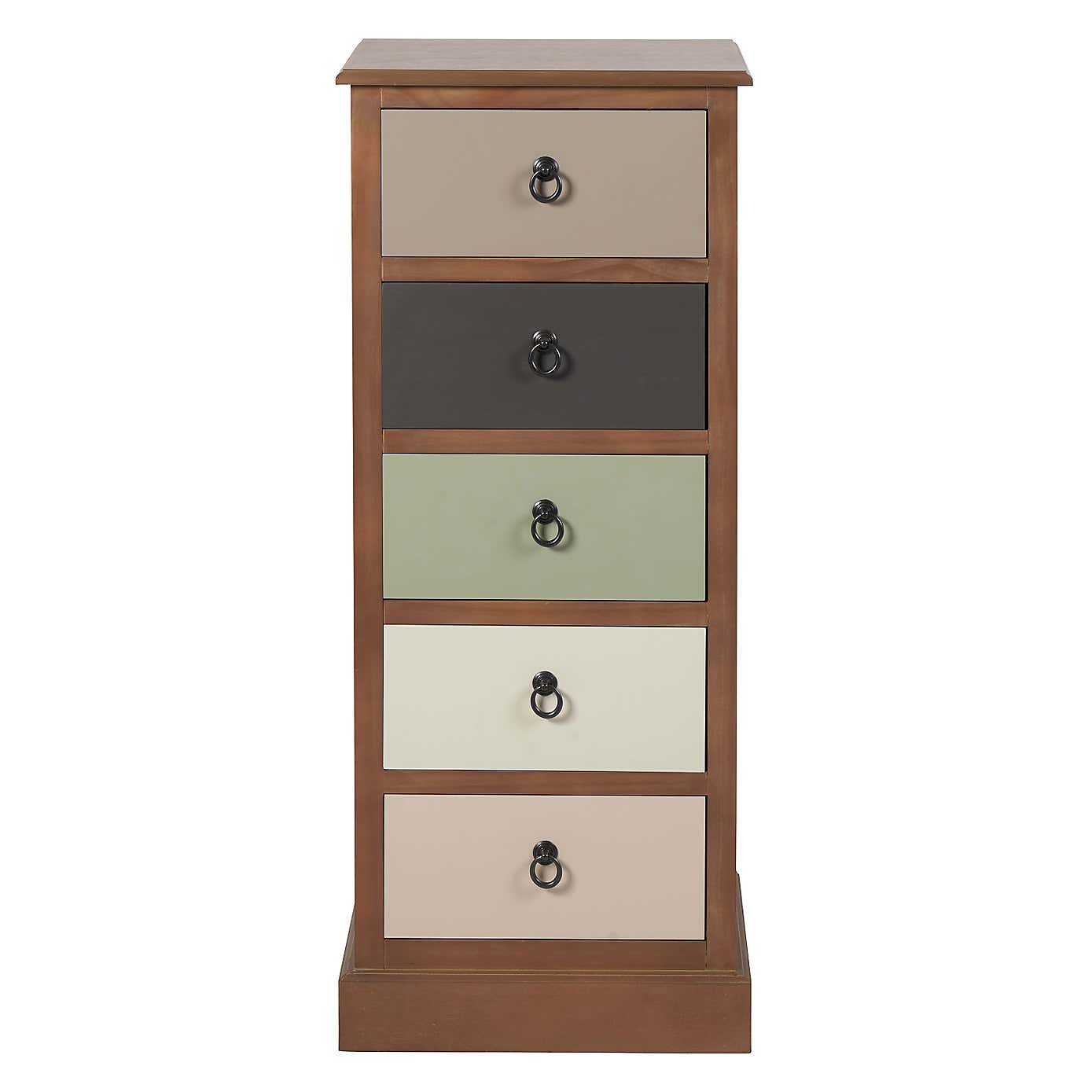 Pacific Loft 5 Drawer Chest, Pine