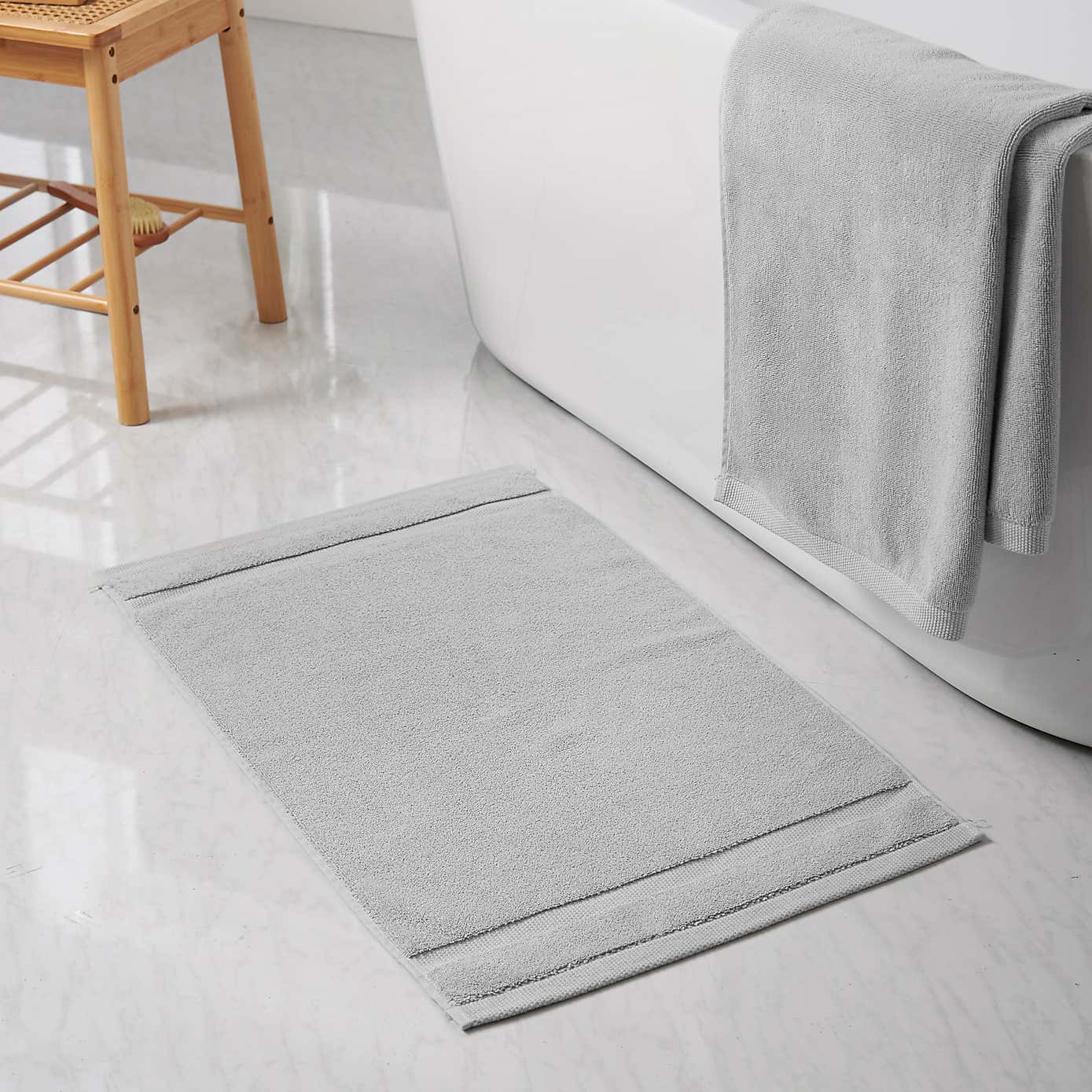 Turkish Luxury Heavyweight Cotton Bath Mat