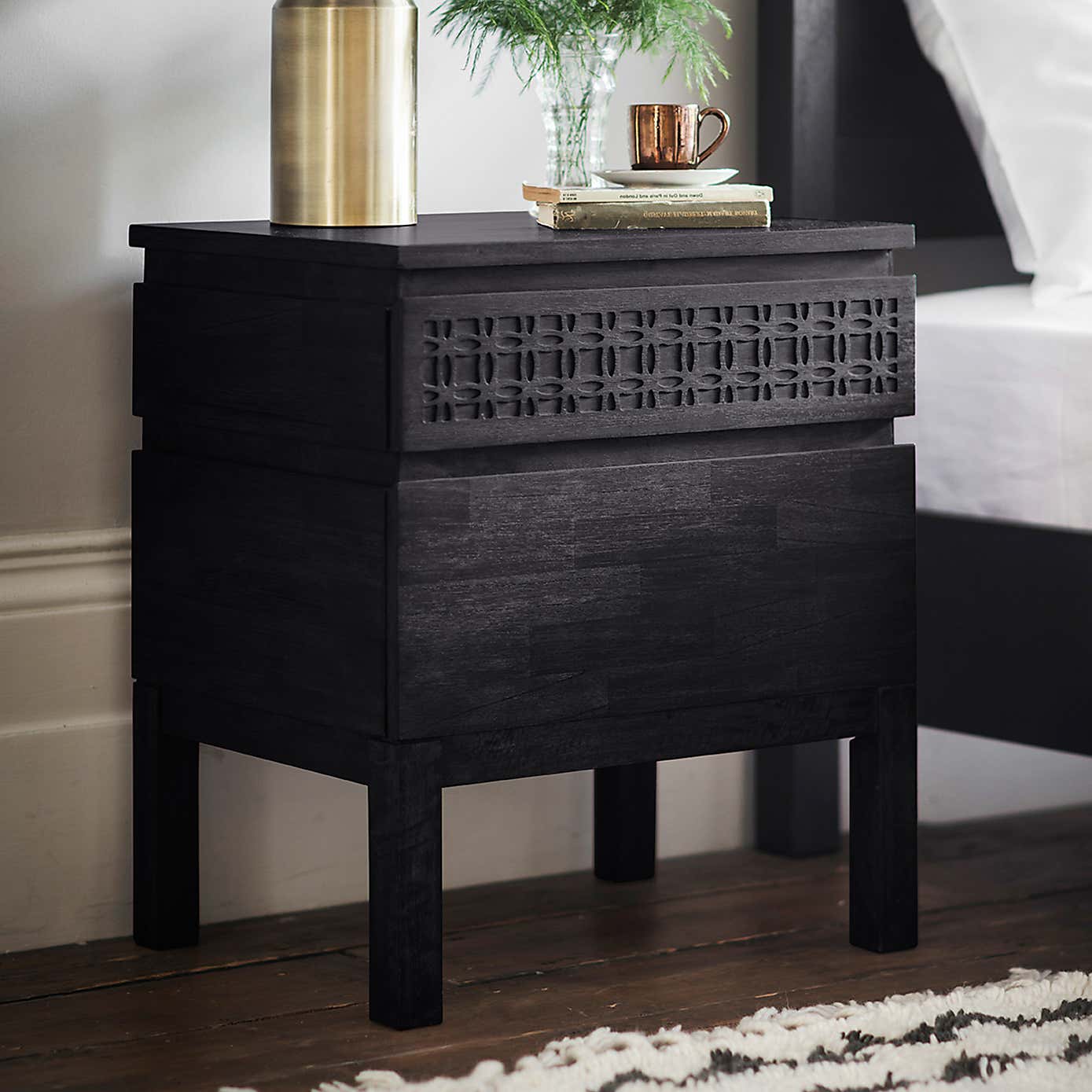 Baytown Boutique Bedside 2 Drawer Chest