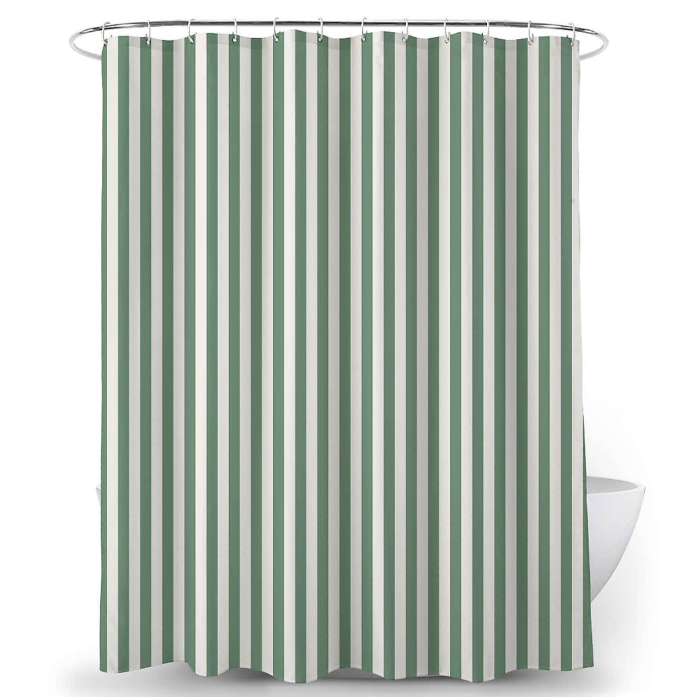 Textured Stripe Shower Curtain