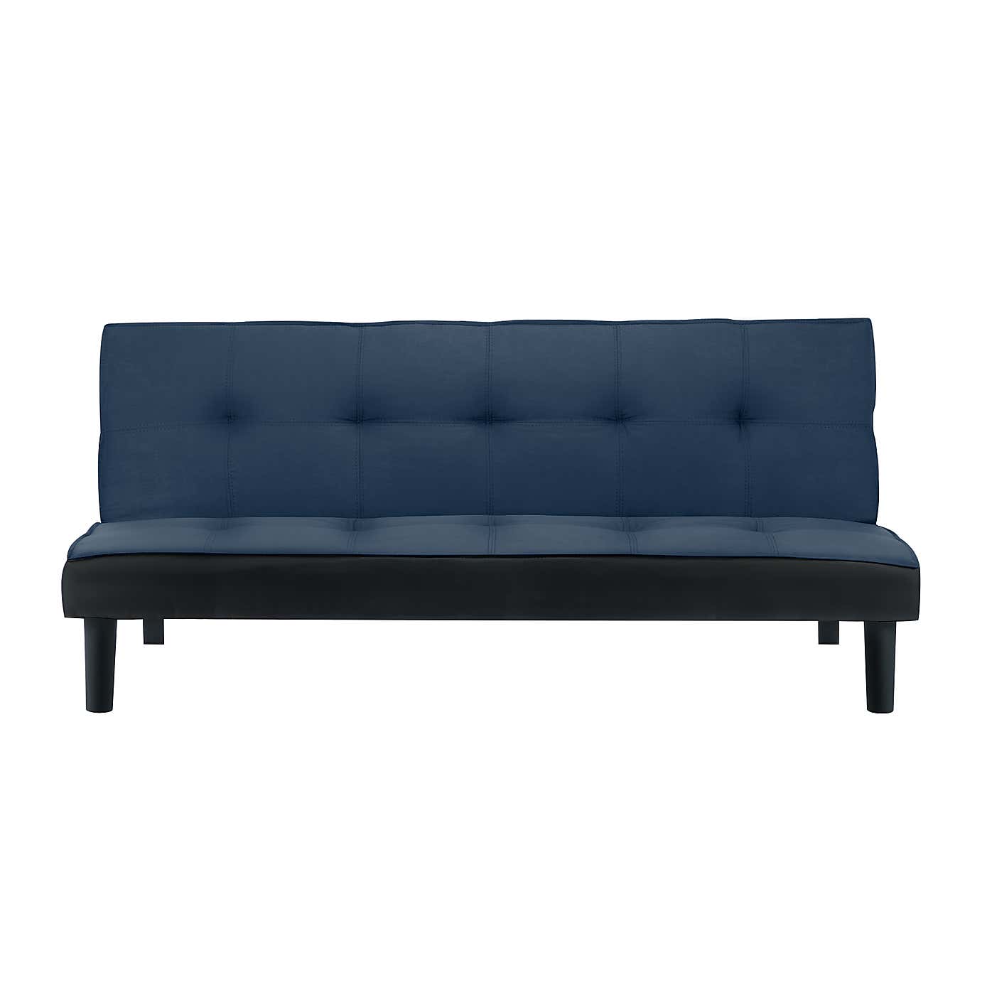 Aurora Velvet Double Sofa Bed