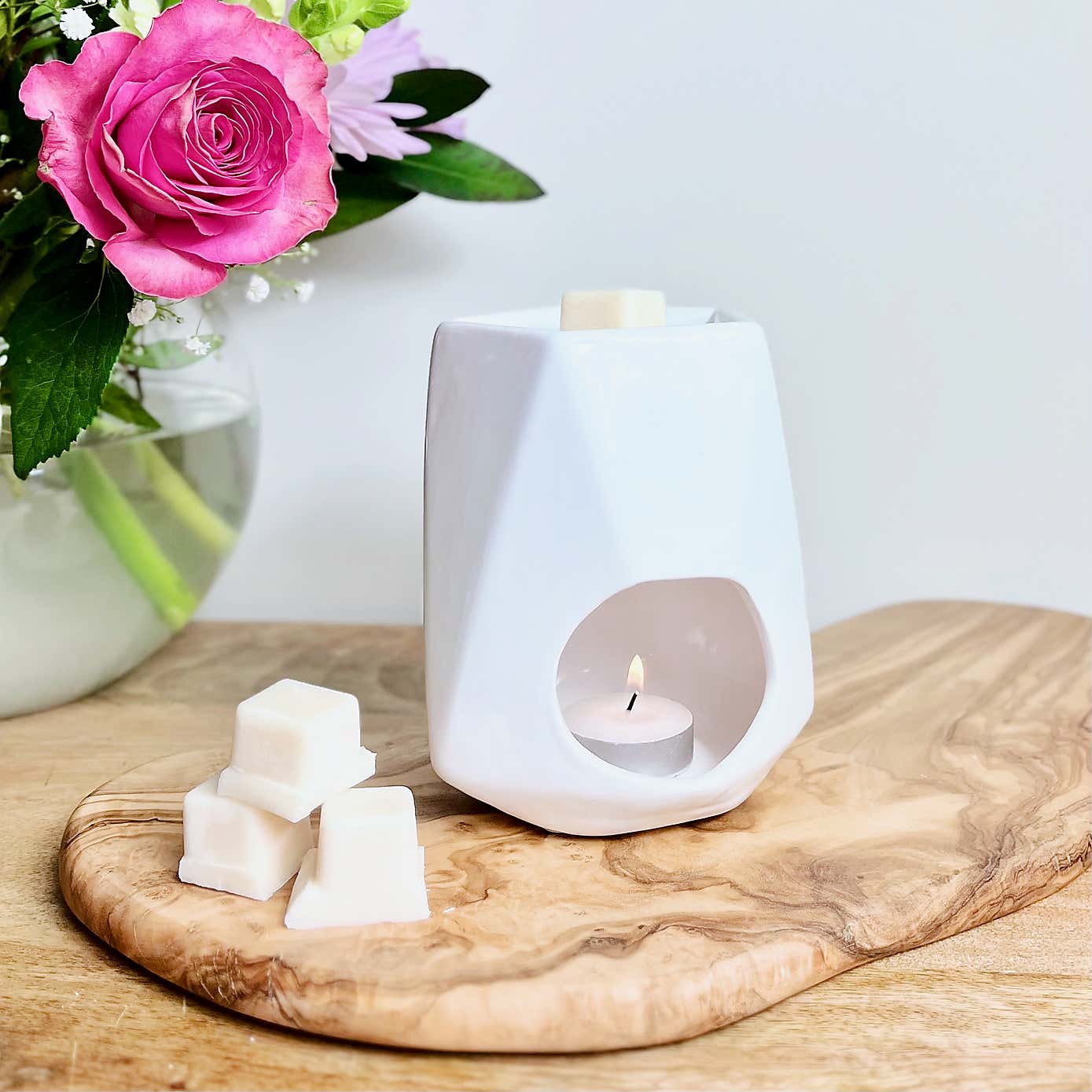 Atelier 38 Geo Burner and Citrus Wax Melt Gift Set