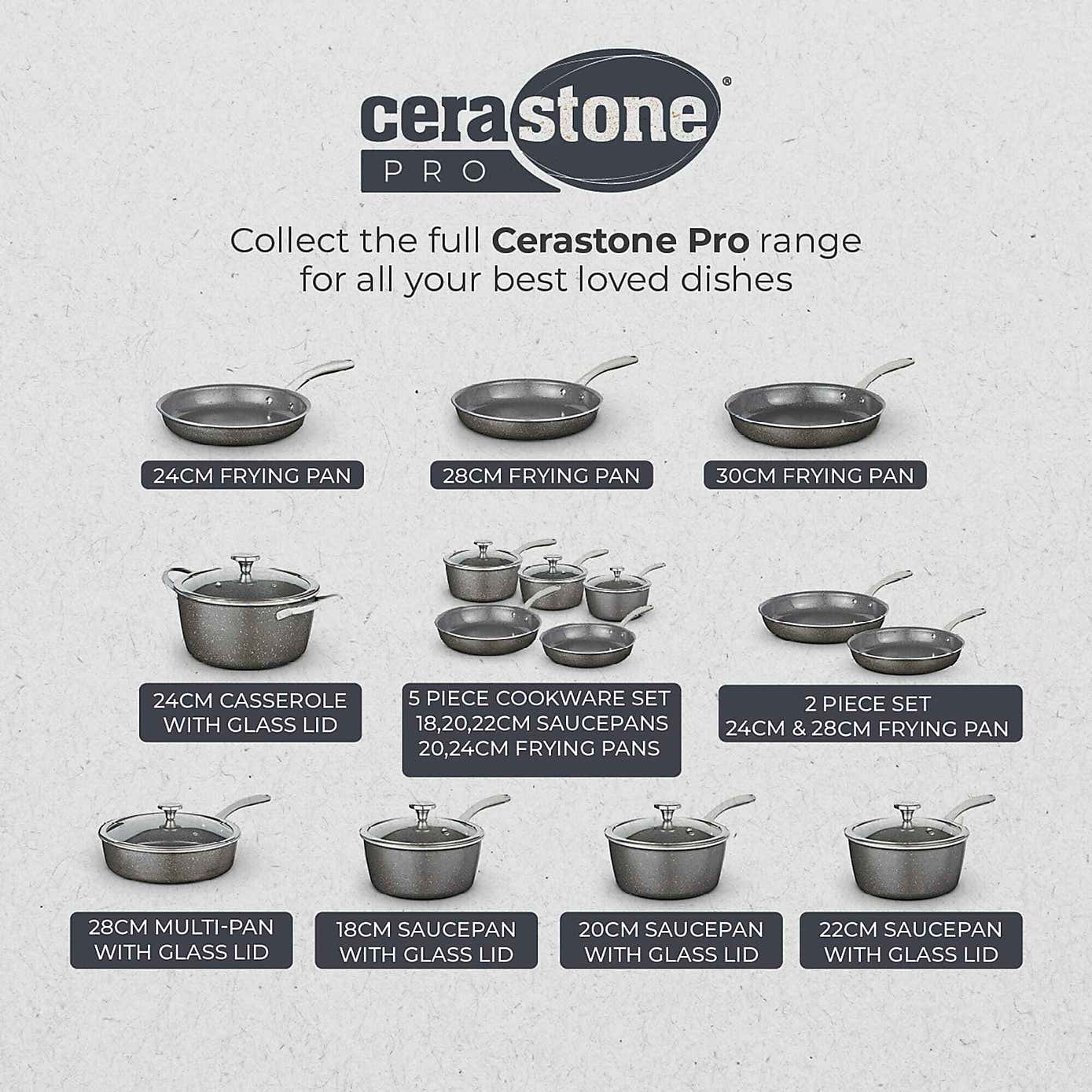 Tower Cerastone Pro 24cm Fry Pan