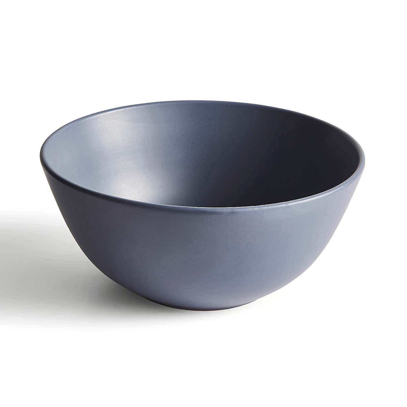 Stoneware Salad Bowl, Blue
