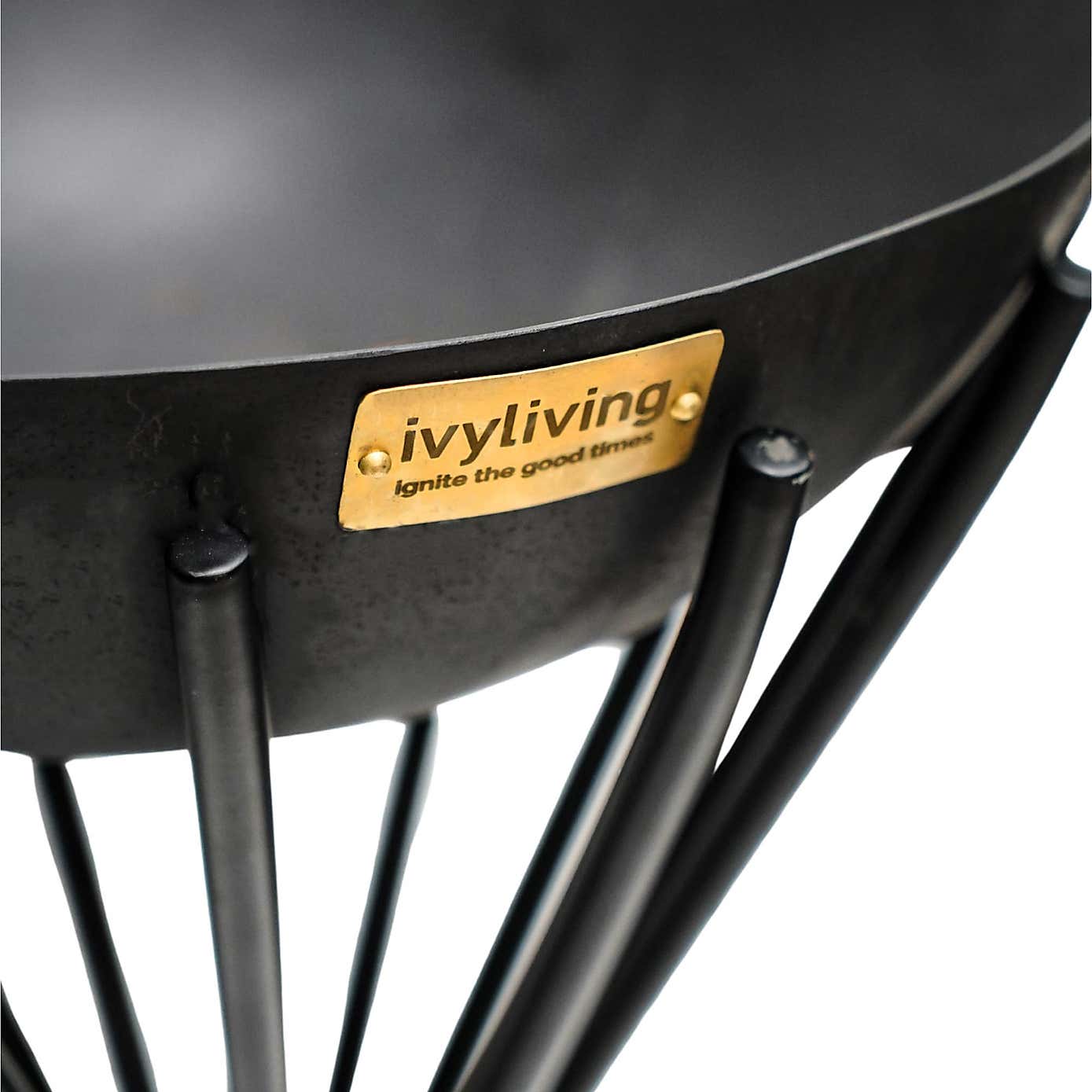 Ivyline Outdoor Tall Metal Dakota Fire Pit