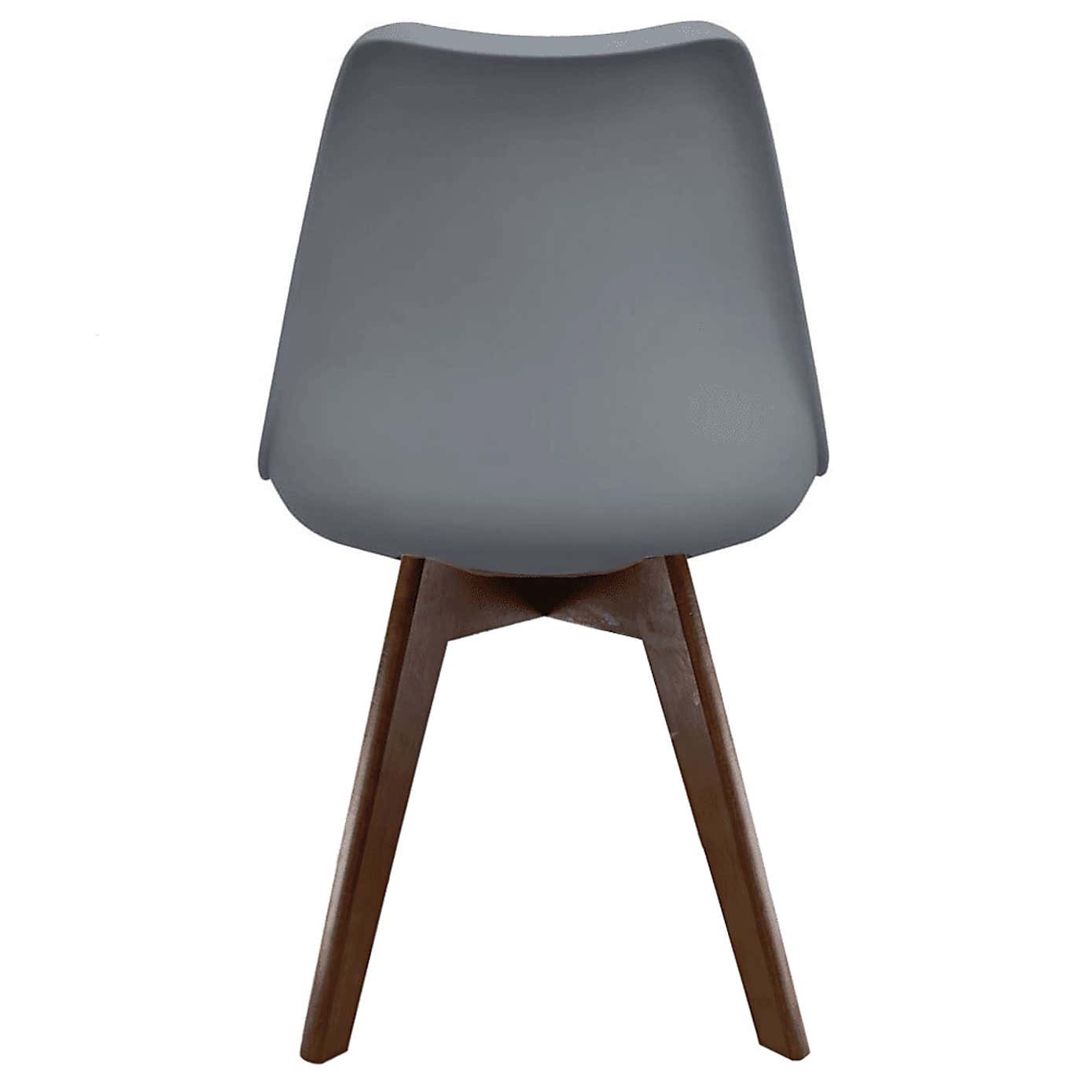 Fusion Living Soho Plastic Dining Chair with Squared Legs