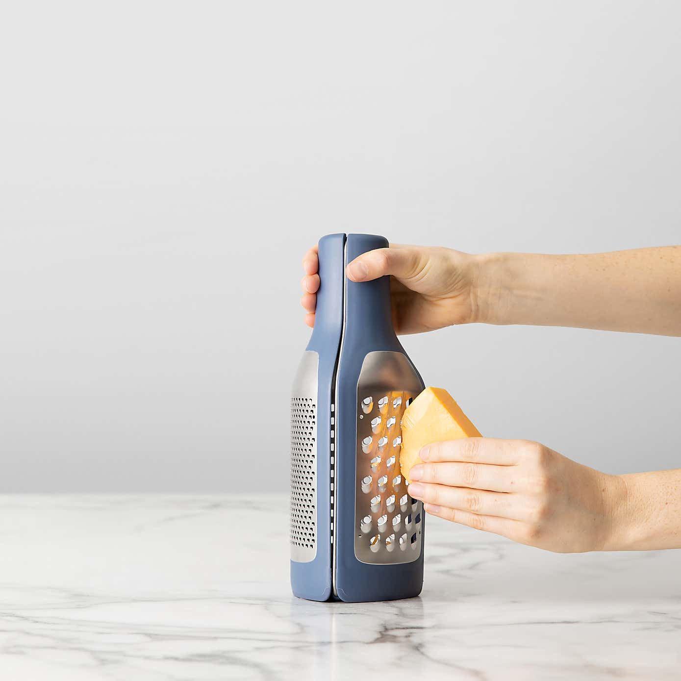 Chef'n 2-in-1 Box Grater Set with 3 Hand Cheese Graters