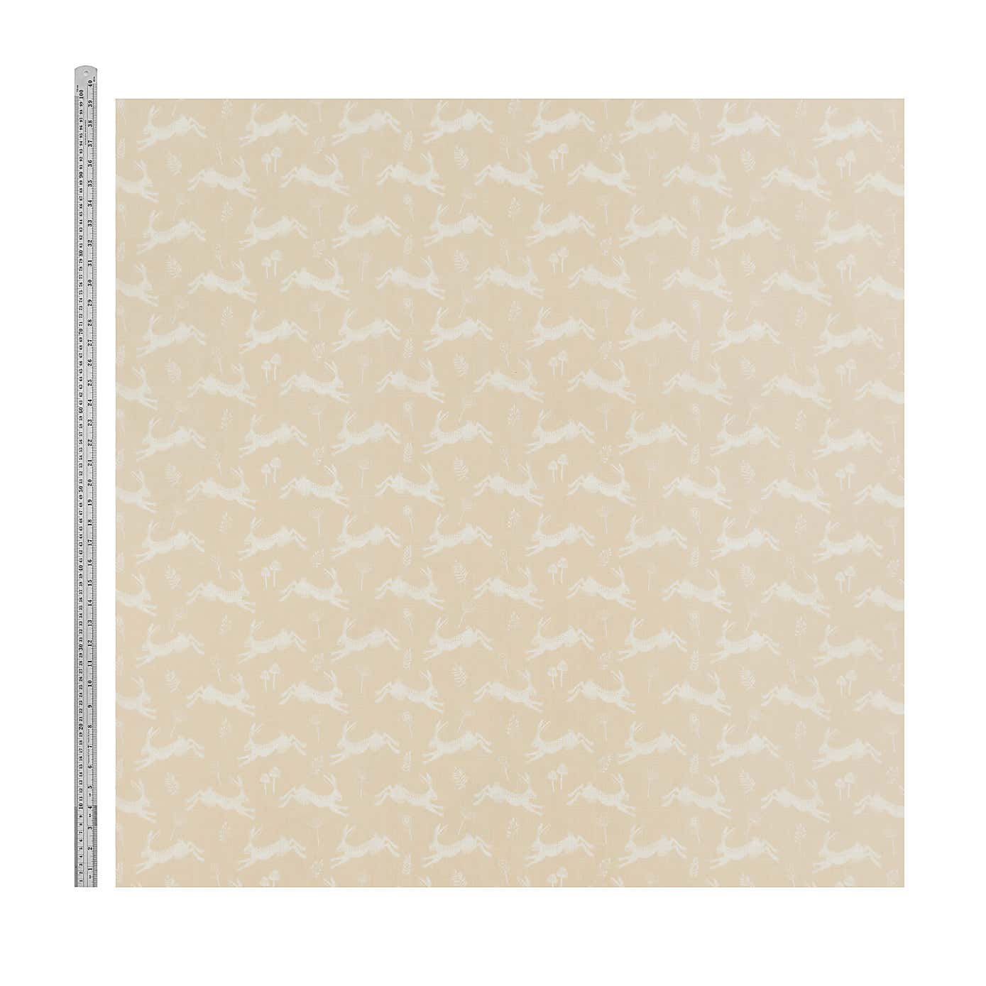 By the Metre Jumping Hare PVC