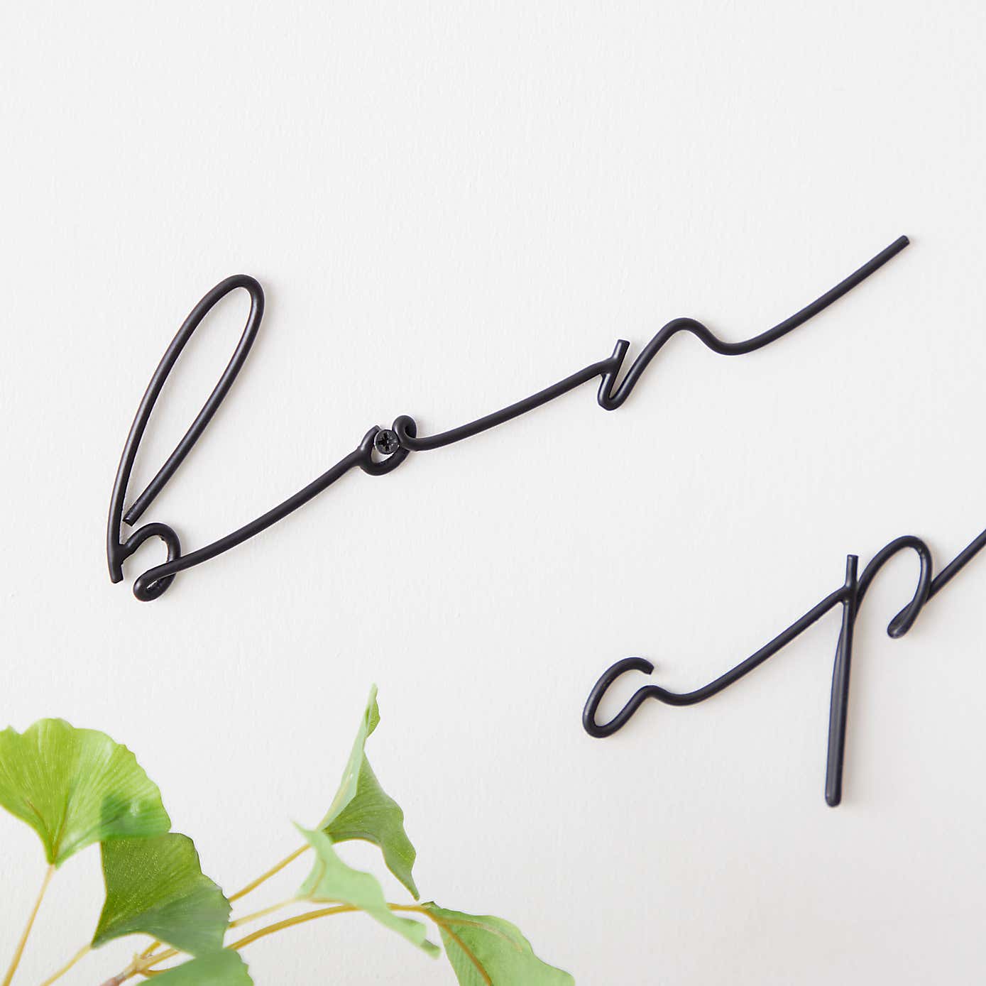 Bon Appetit Metal Wire Words 75cm