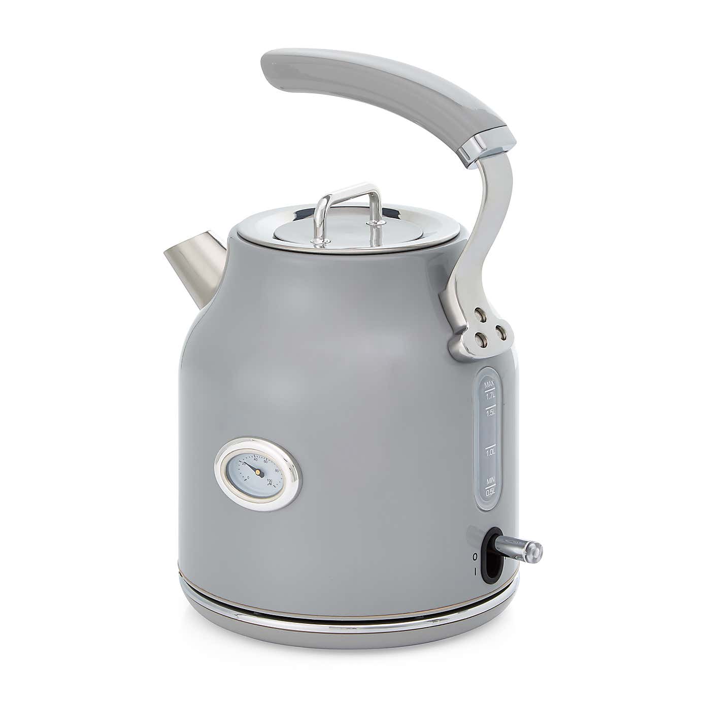 Retro 1.7L 3KW Grey Kettle