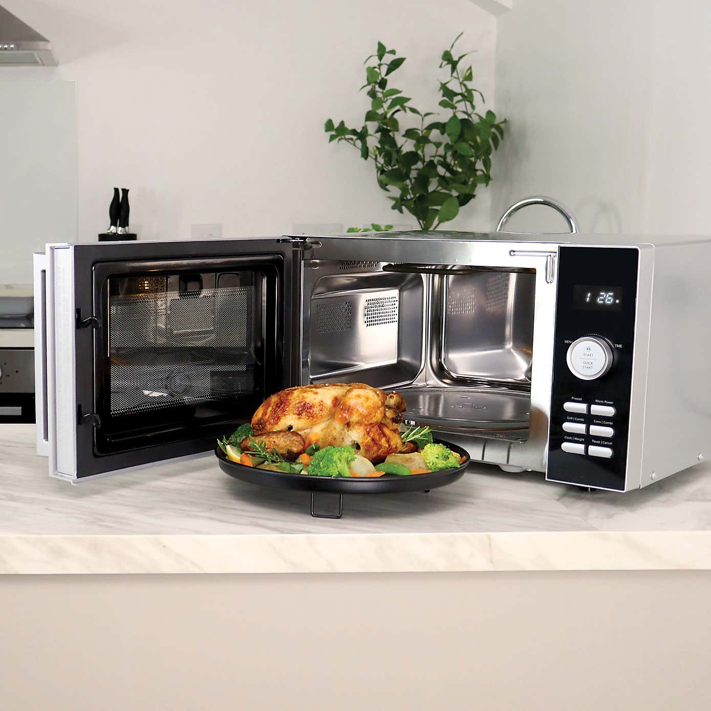 Statesman Digital Combination 900W 25L Microwave