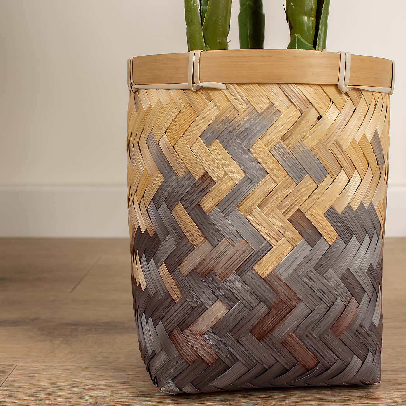 Artificial Palm Tree in Bamboo Plant Pot