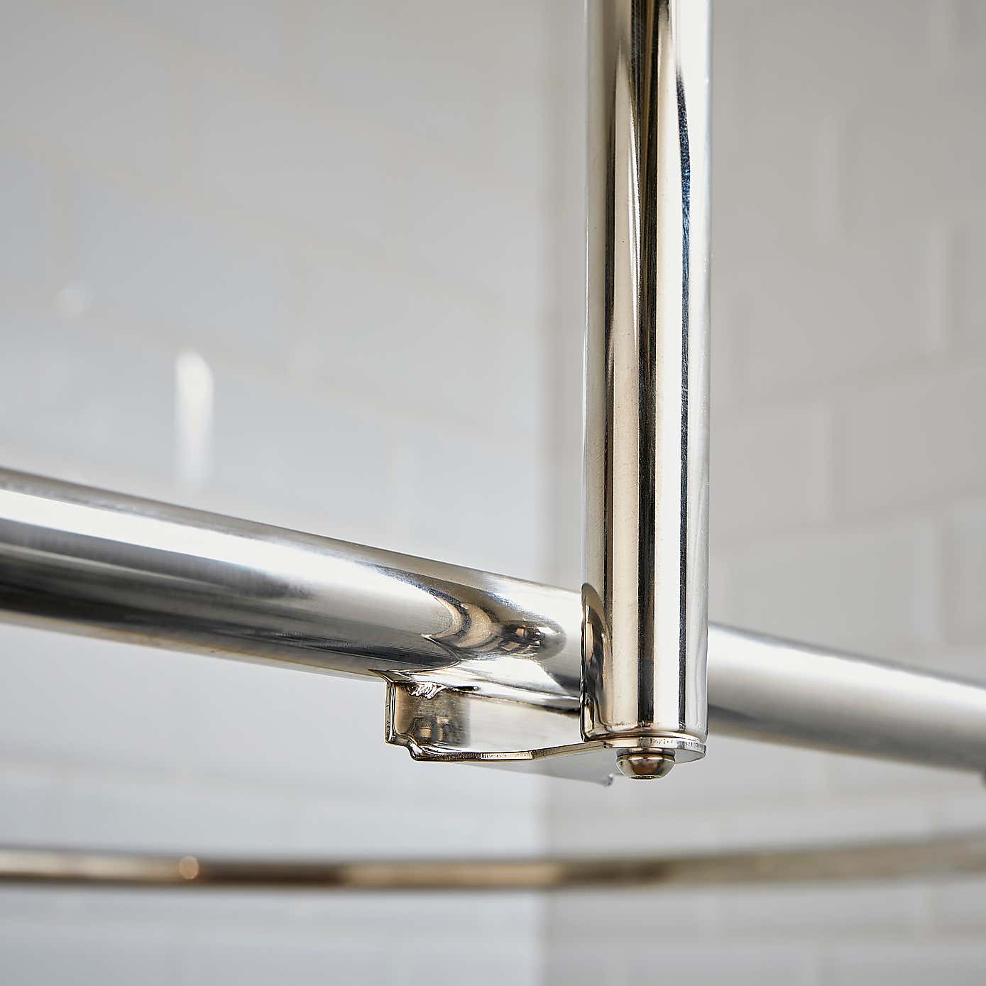 Oval Shower Curtain Rail