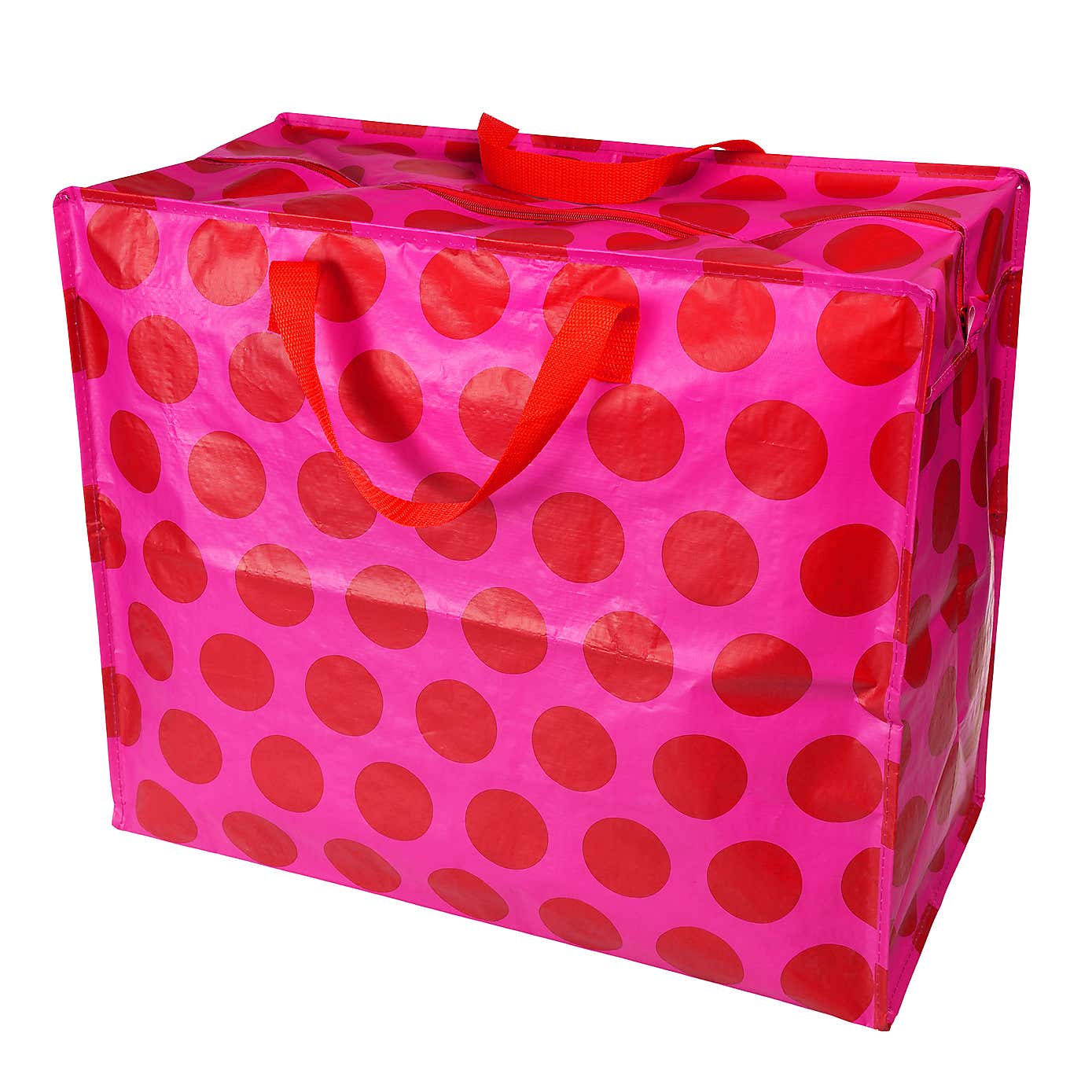 Rex London Red on Pink Spotlight Jumbo Bag