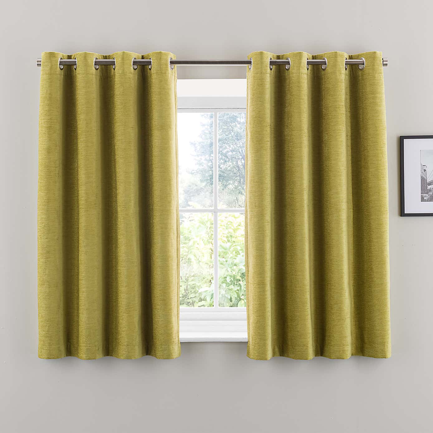 Genoa Chenille Blackout Eyelet Curtains