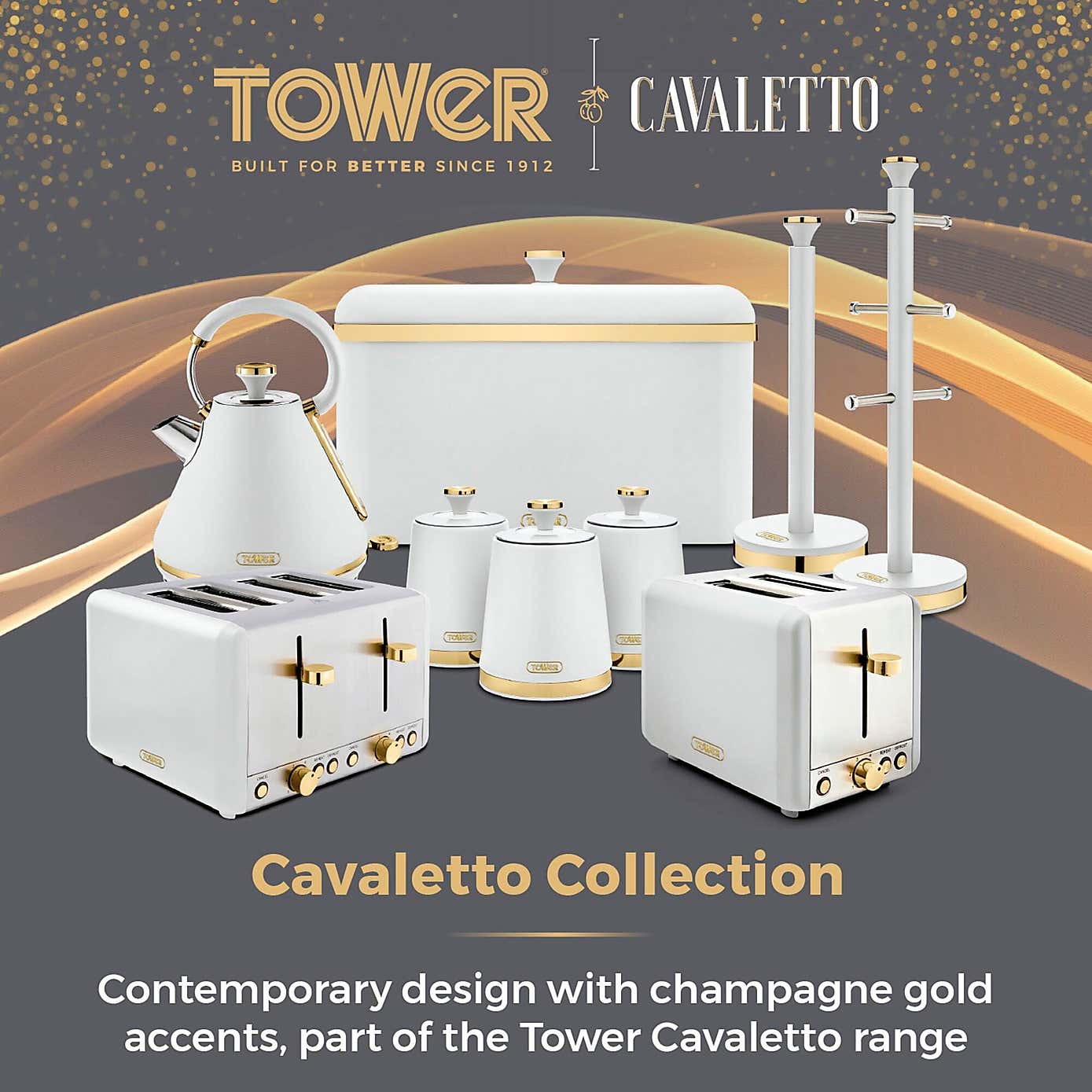 TOWER Cavaletto Mug Tree and Towel Holder