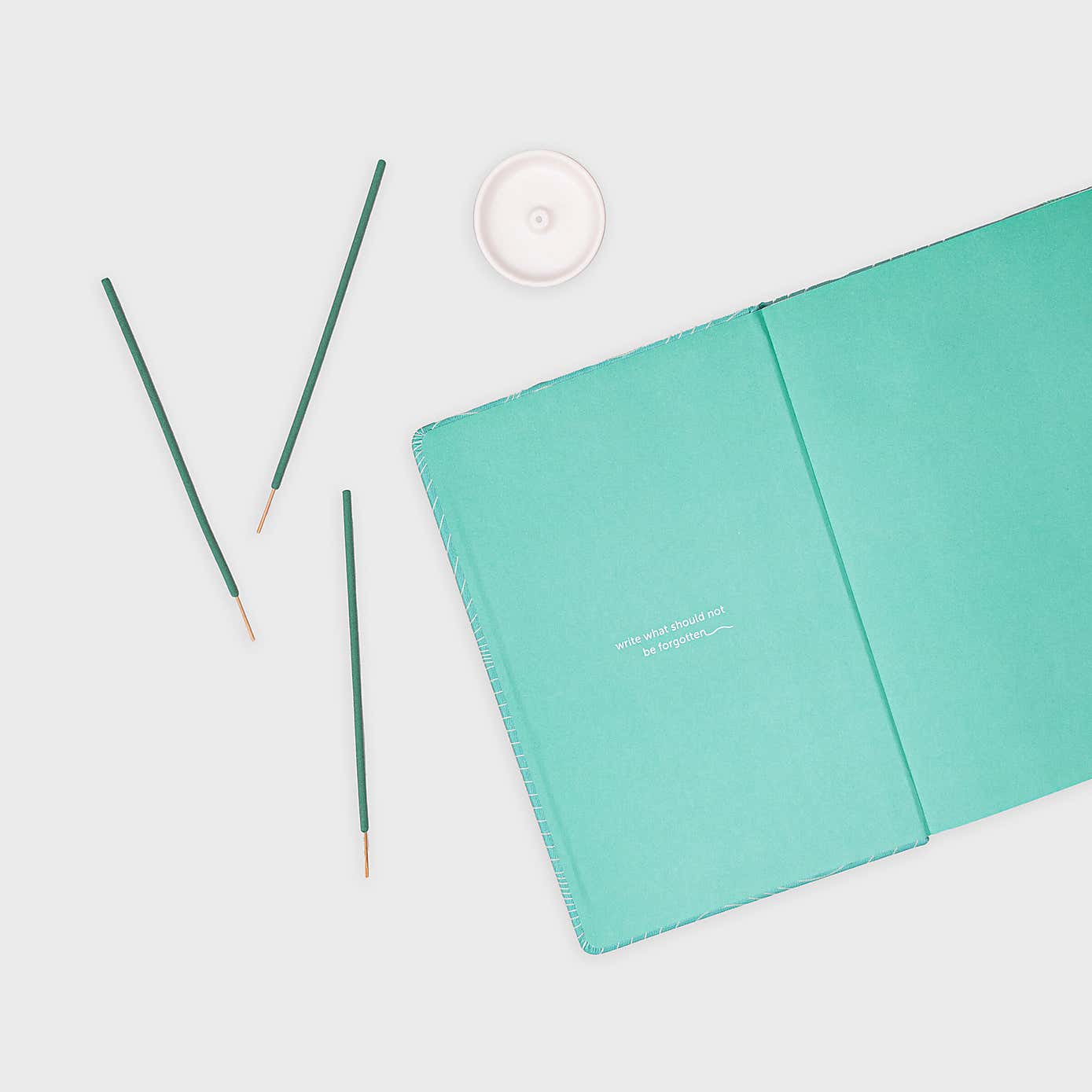 Luckies Mindful Bath Waterproof Notebook & Incense Gift Set