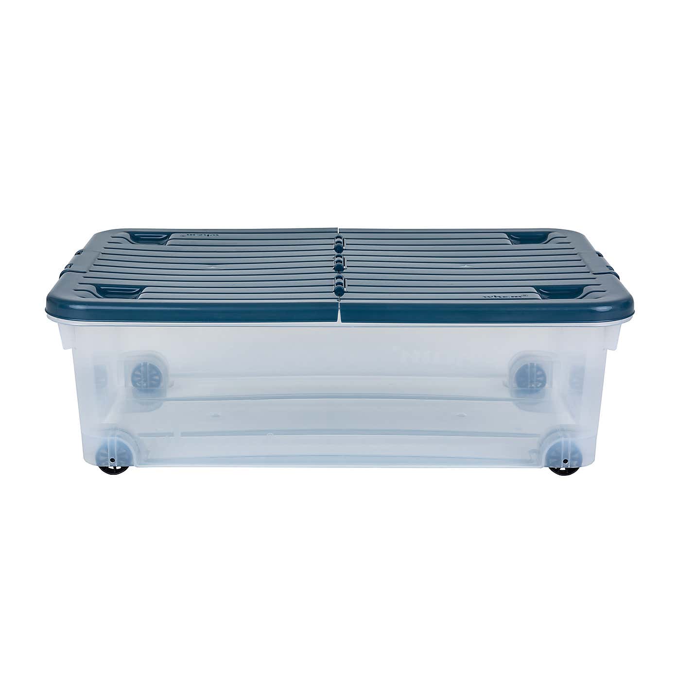 Wham 32L Set of 3 Underbed Storage Box with Wheels & Lid