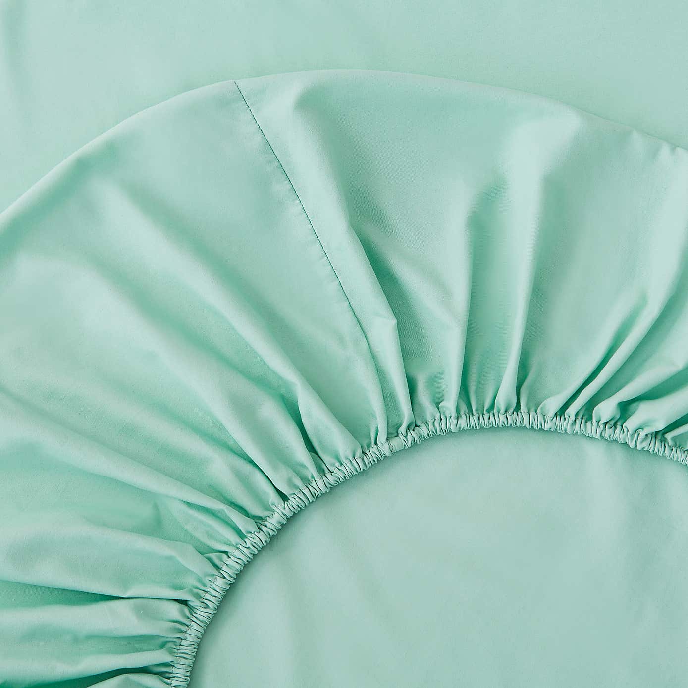 Super Soft Plain Polyester Fitted Sheet