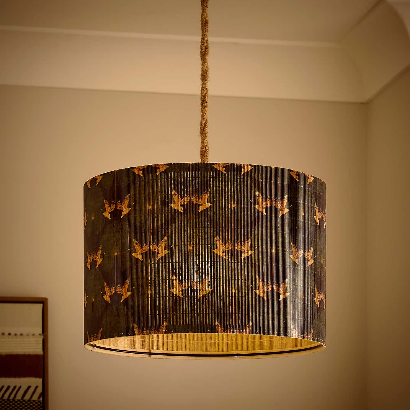 Luxe Cranes Easy Fit Drum Lamp Shade