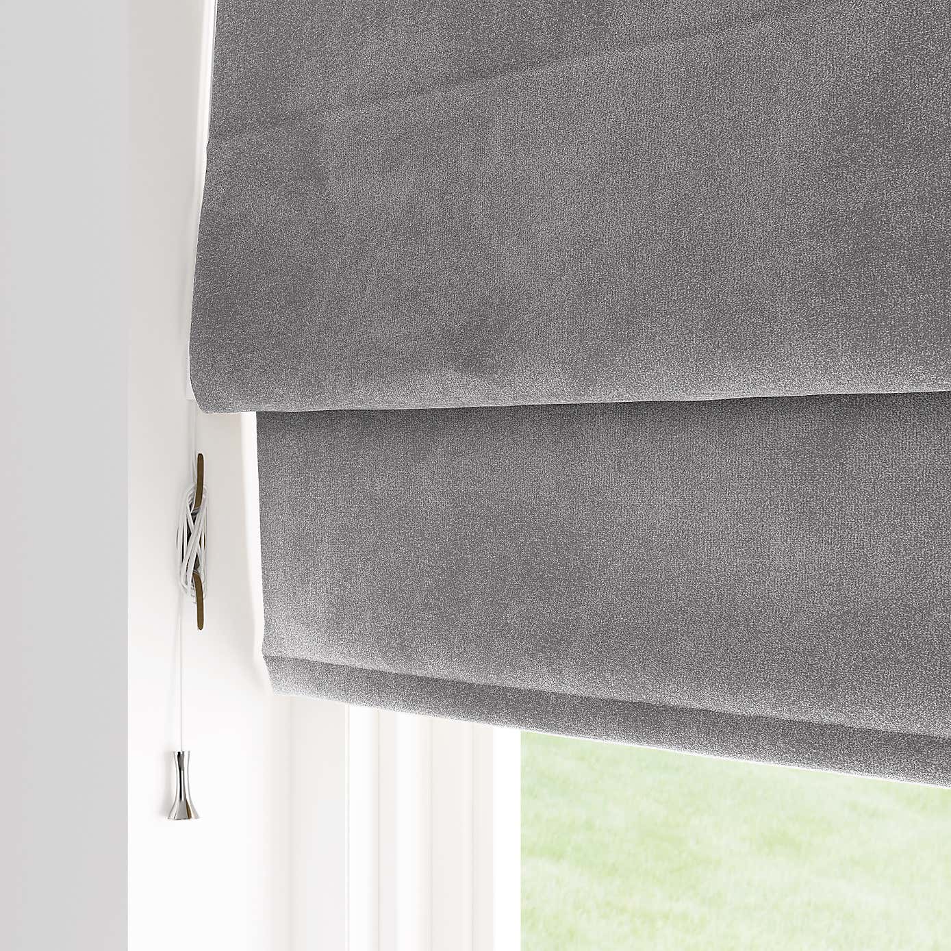 Recycled Velour Roman Blind