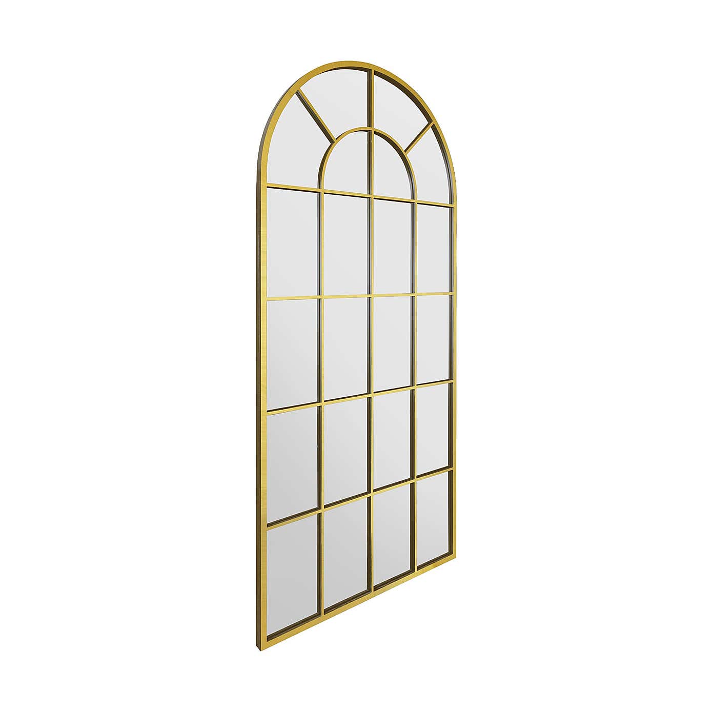 Arcus Window Antique Arched Indoor Outdoor Full Length Wall Mirror